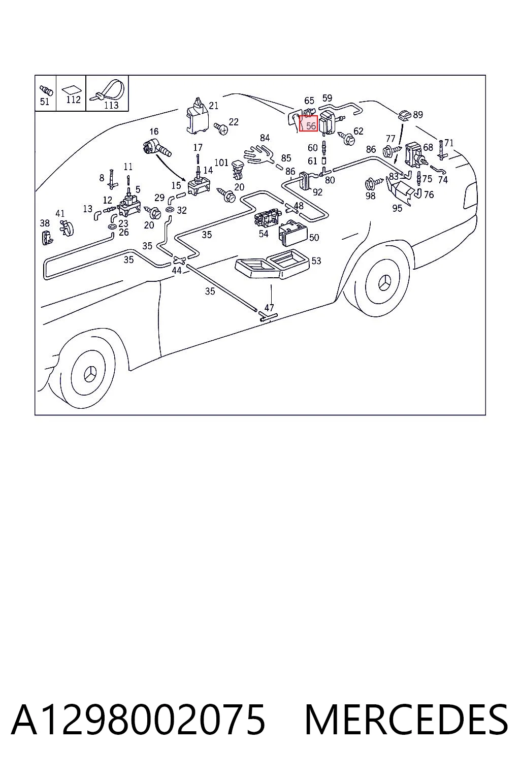 A1298002075 Mercedes
