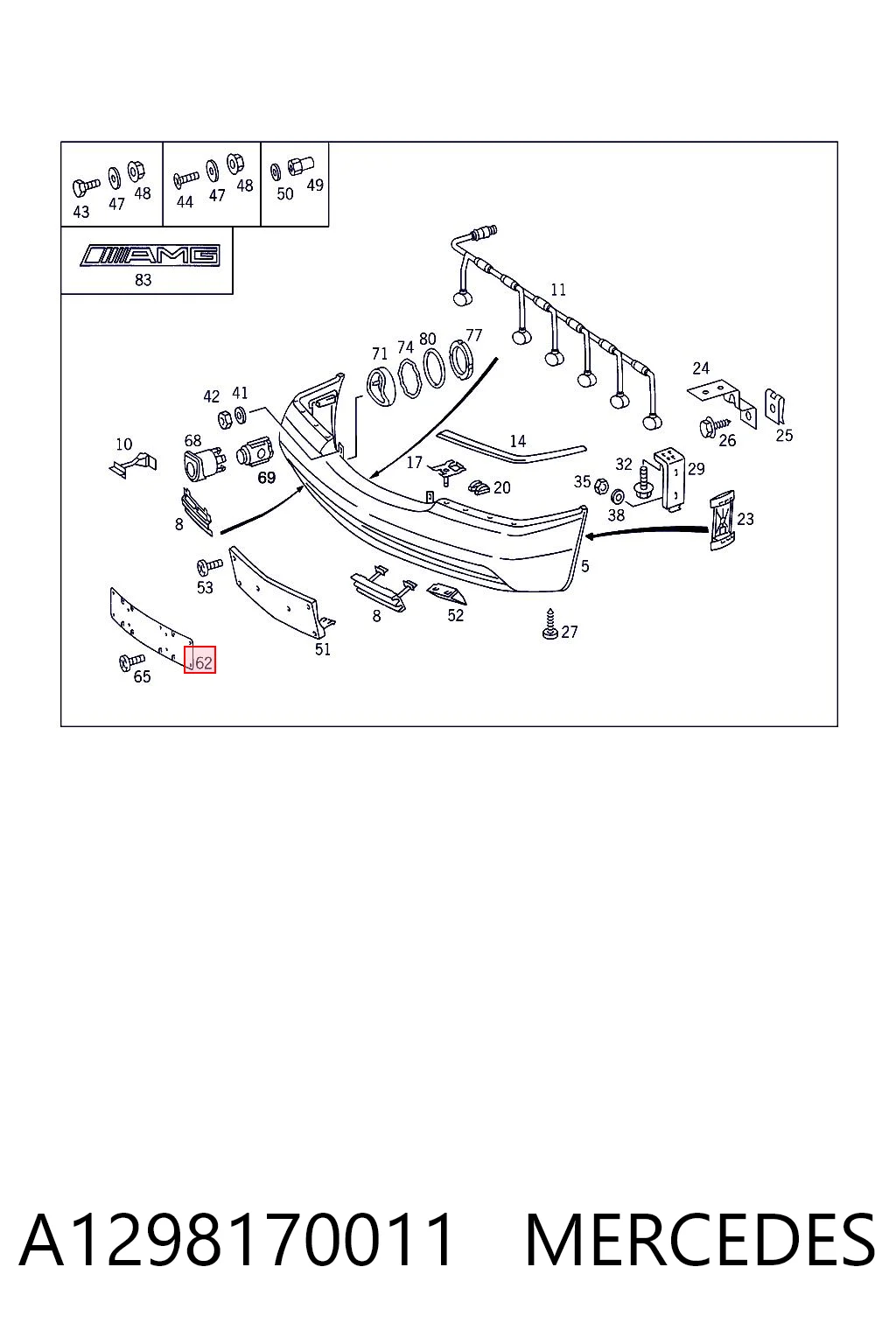 A1298170011 Mercedes