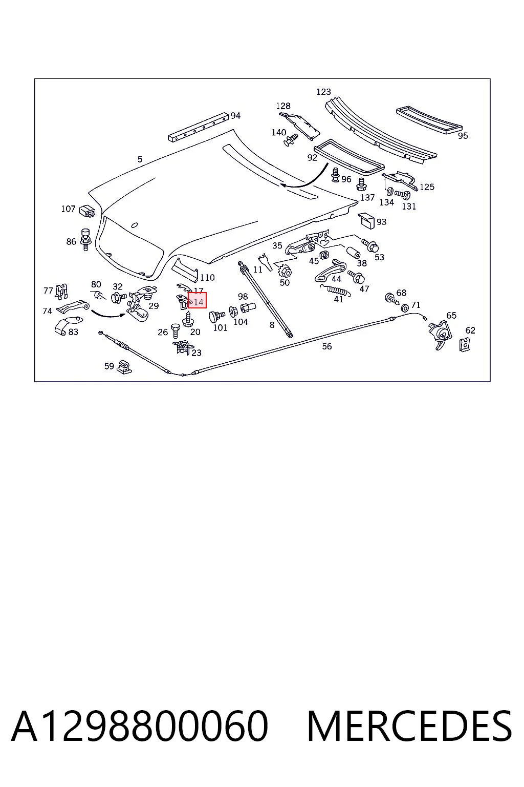 A1298800060 Mercedes