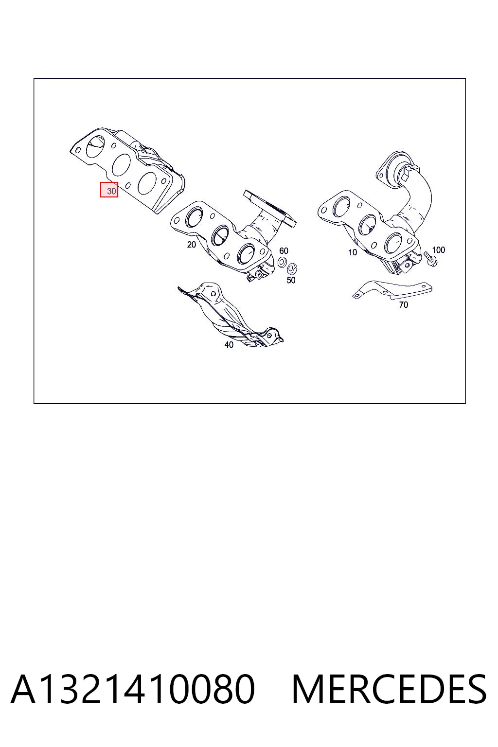 Comprar Junta de colector de escape FORTWO  451
