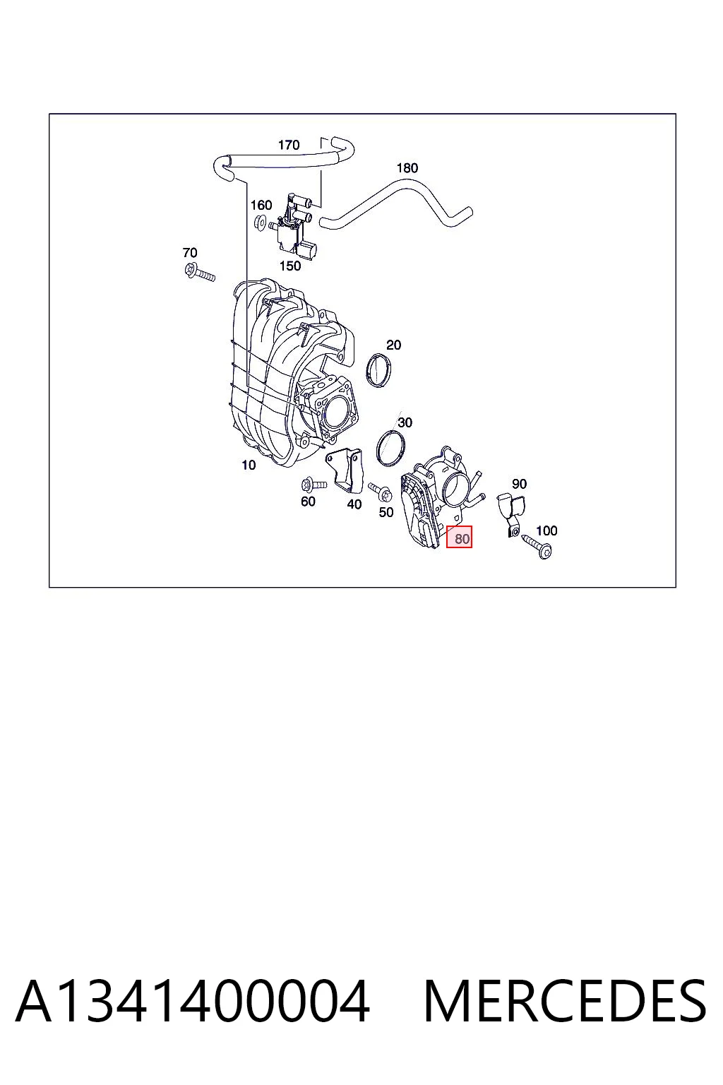A1341400004 Mercedes