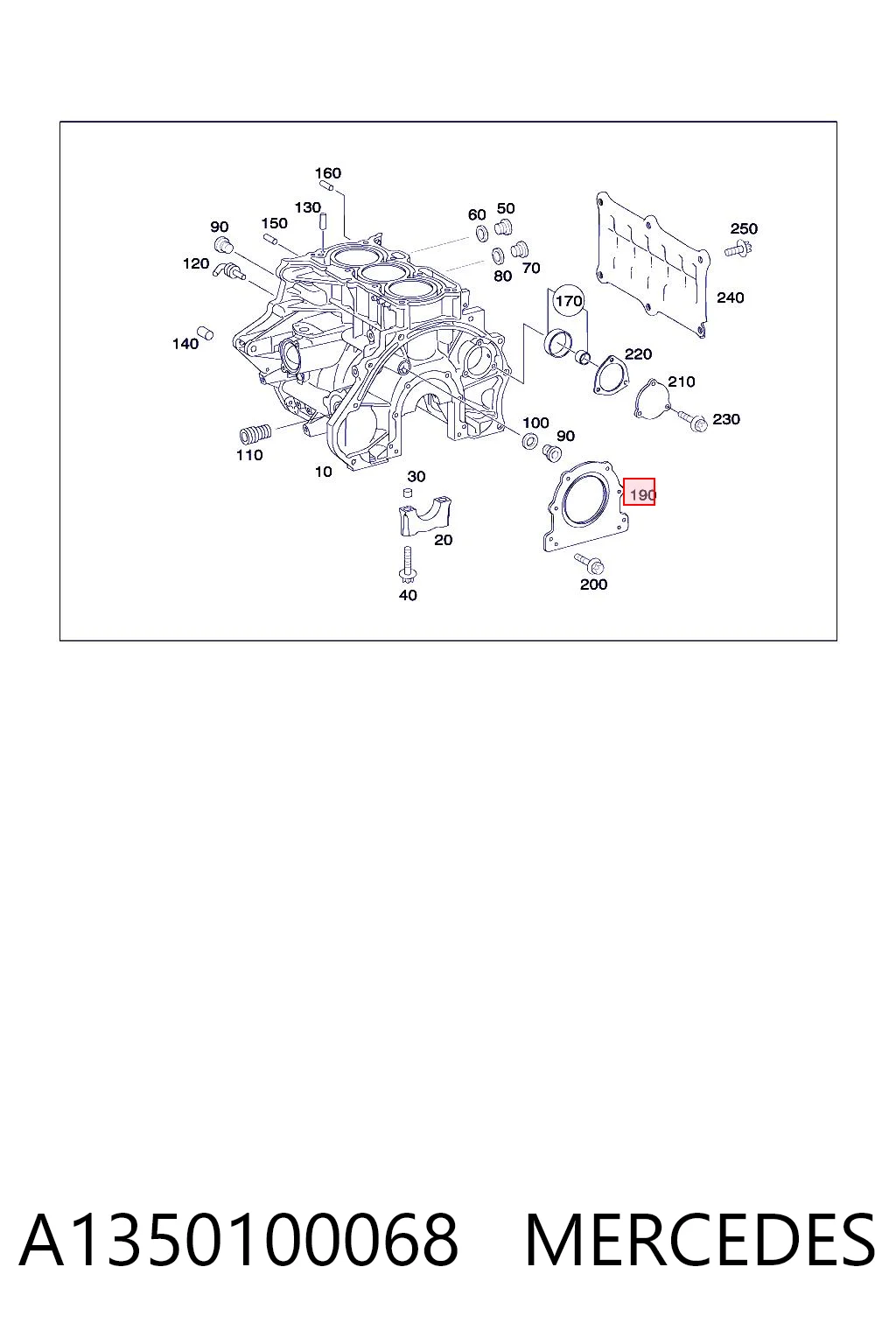 A1350100068 Mercedes