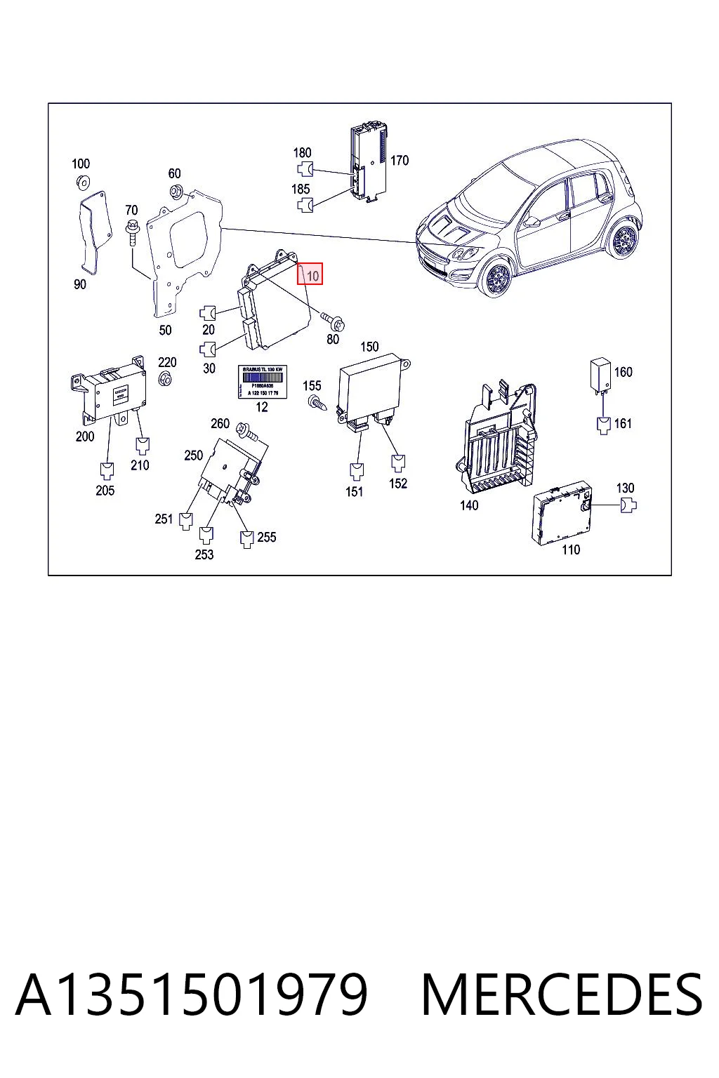 ECU para Mitsubishi Colt Z3A