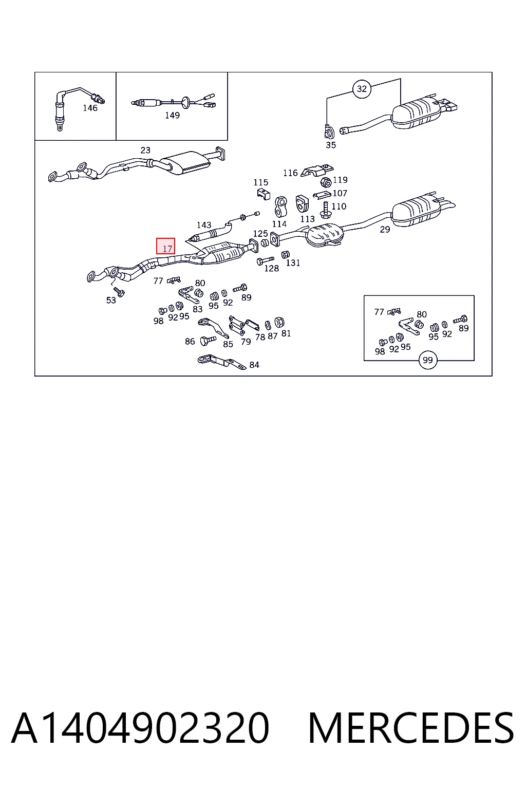 A1404902320 Mercedes