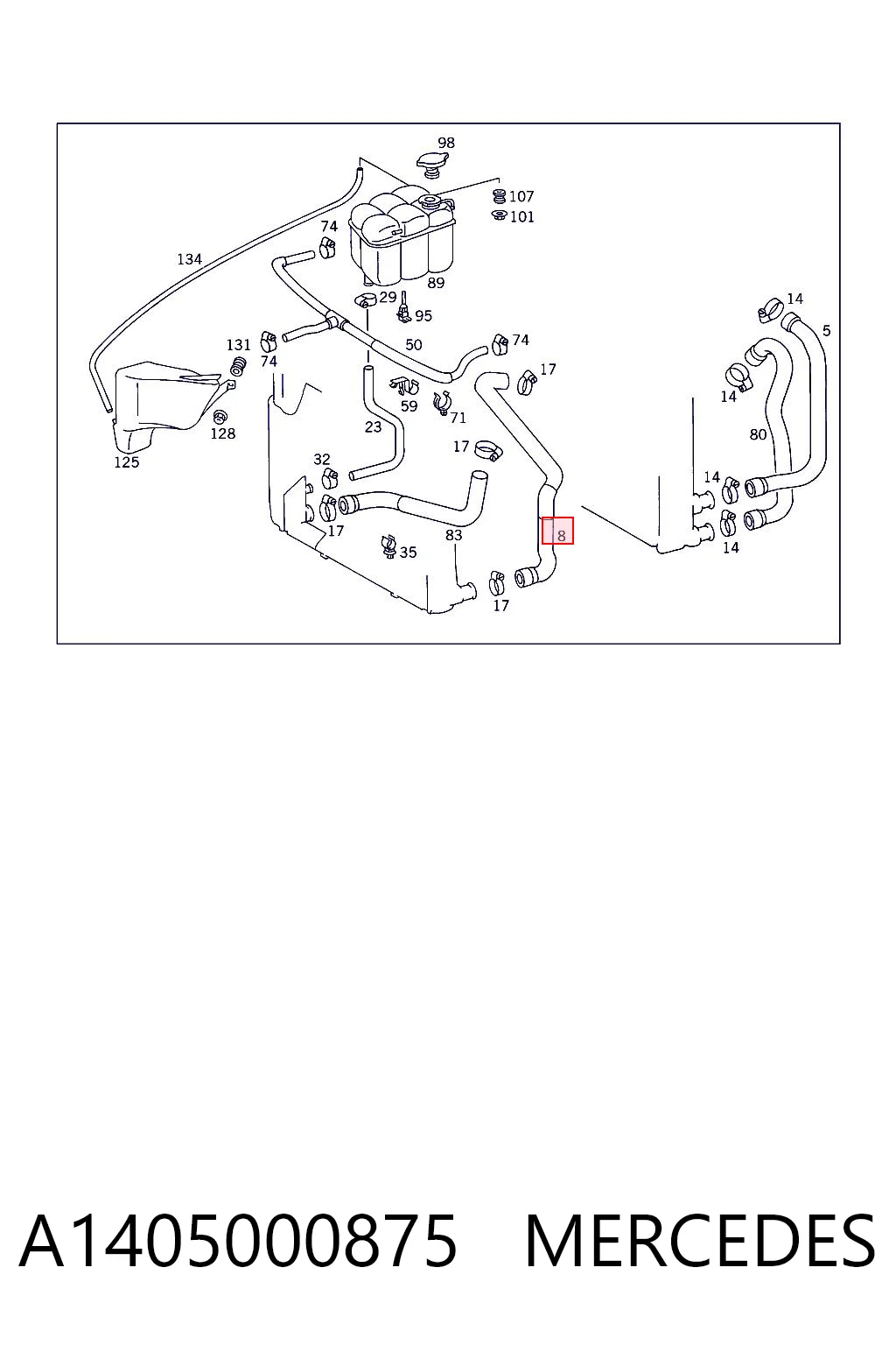 A1405000875 Mercedes