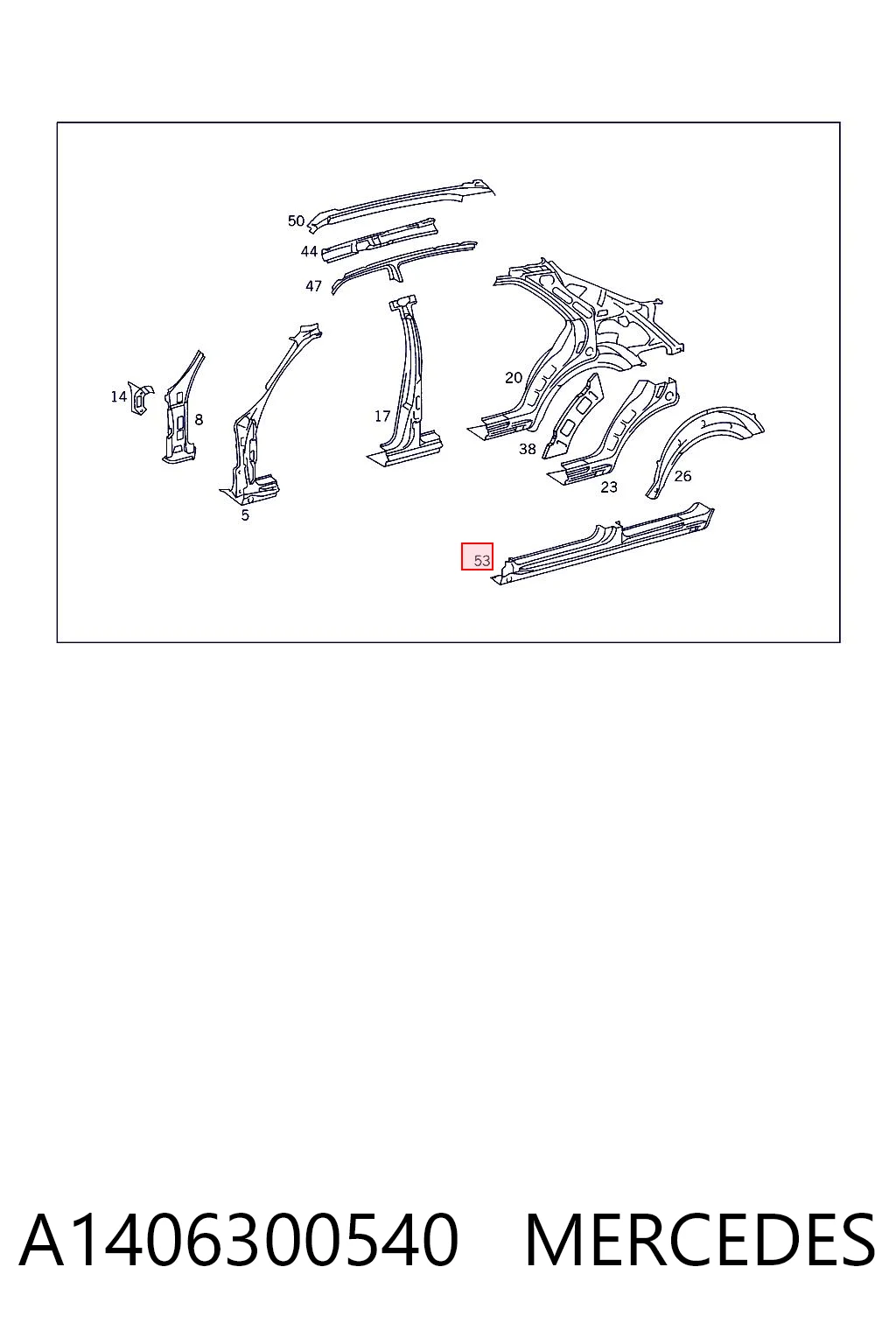 A1406300540 Mercedes