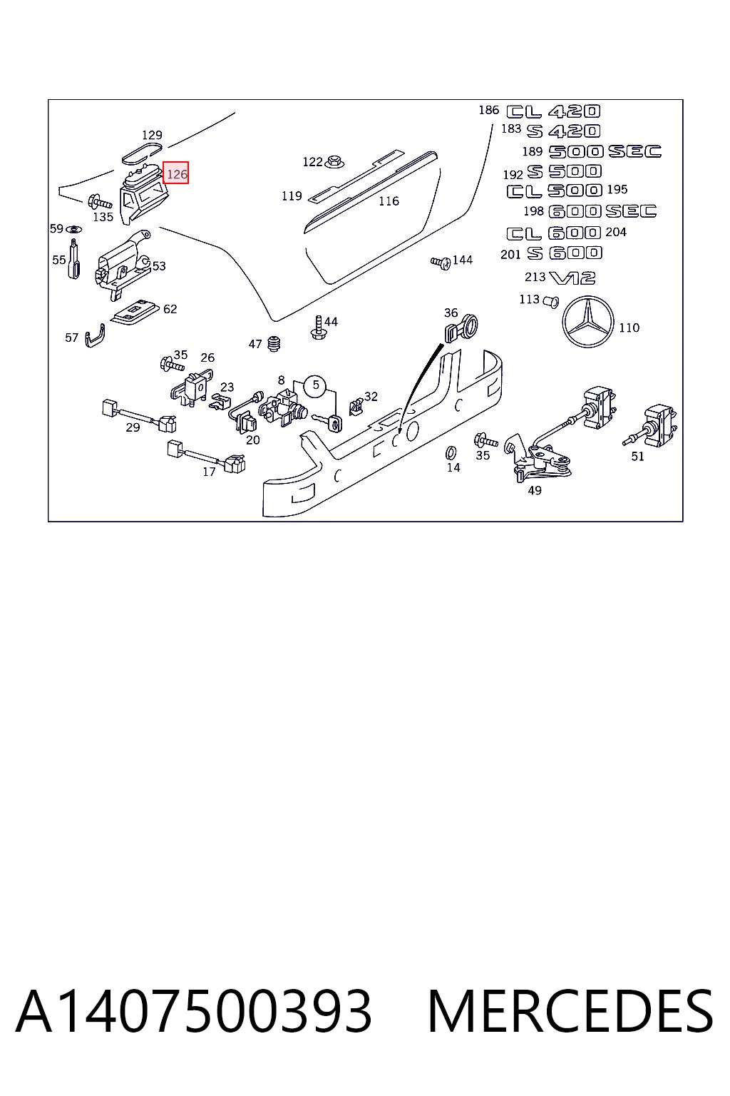 A1407500393 Mercedes