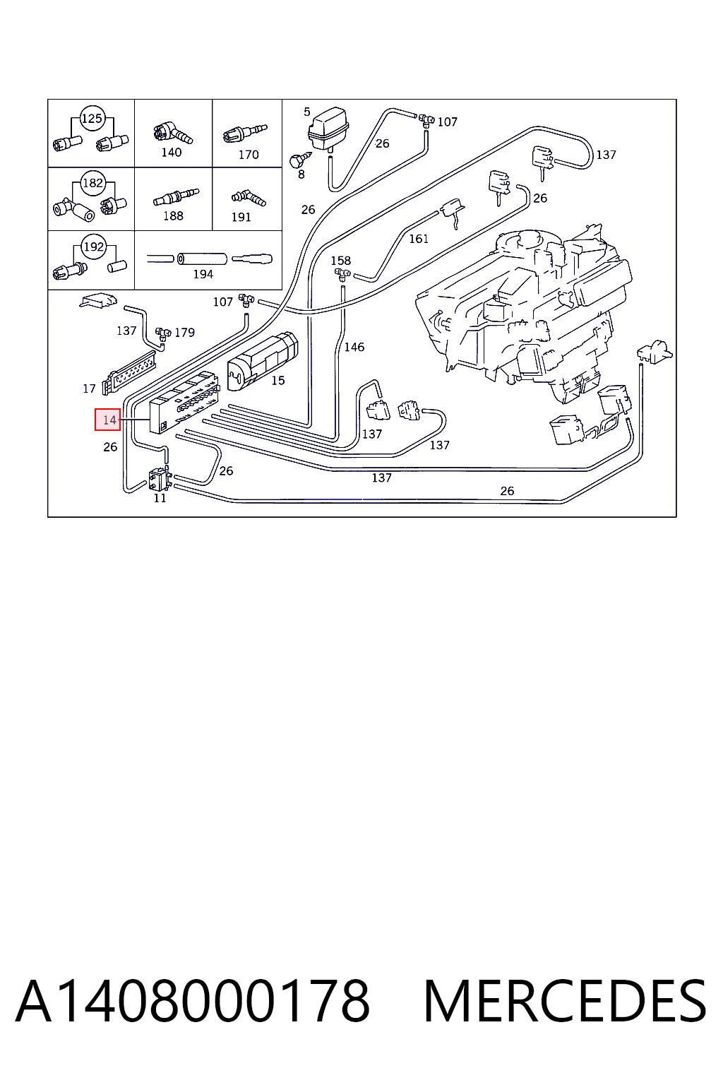 A1408000178 Mercedes