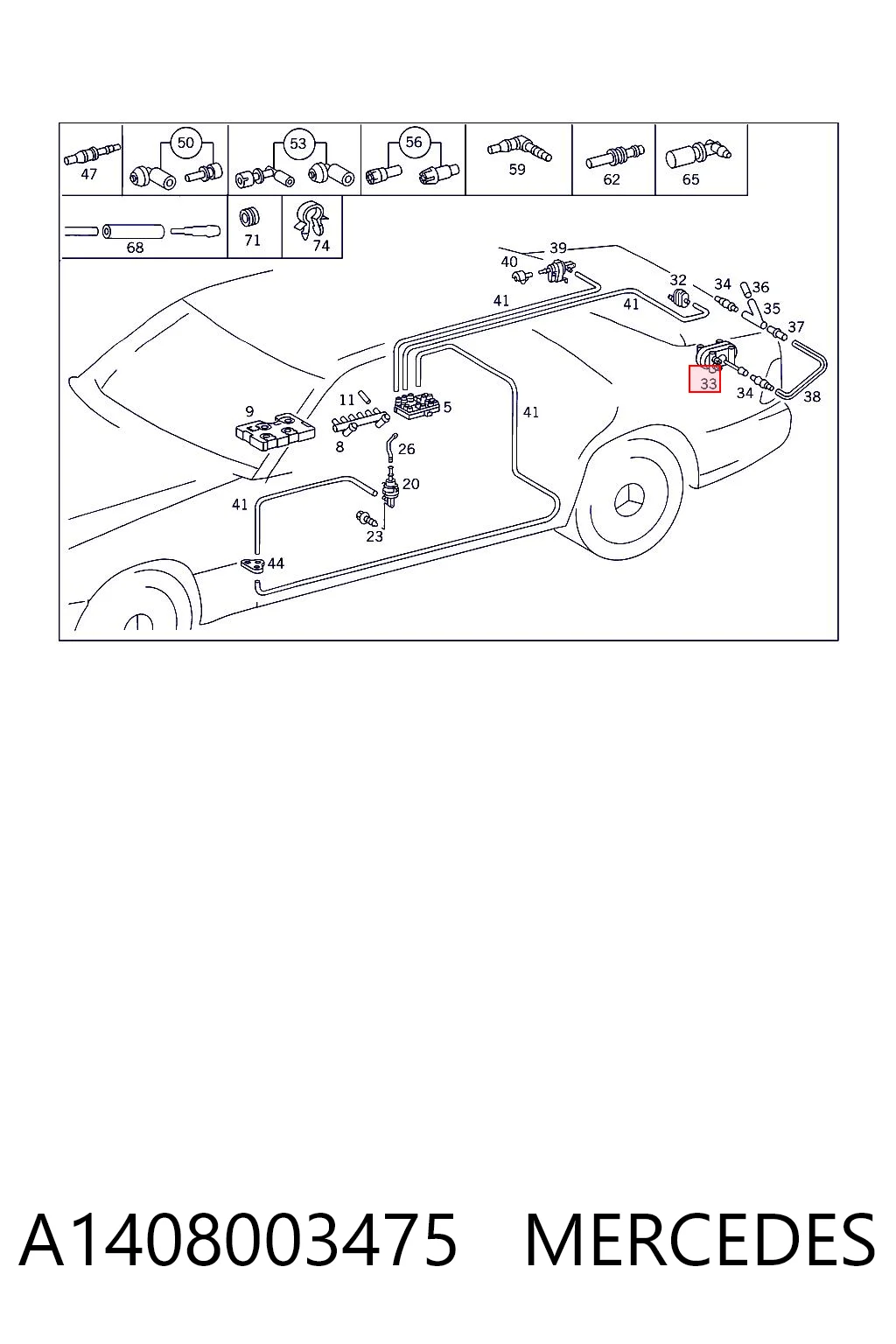 A1408003475 Mercedes