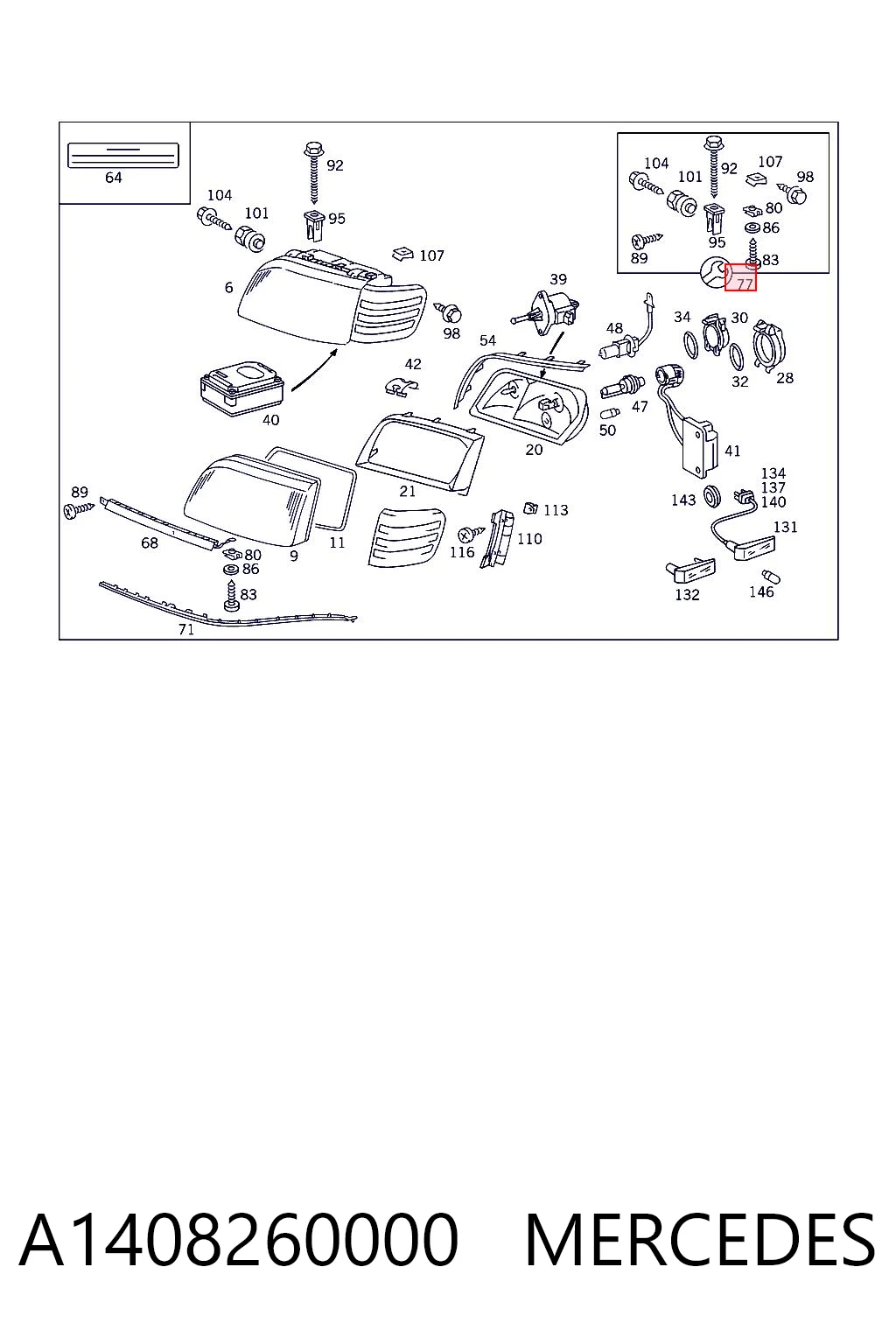 A1408260000 MERCEDES