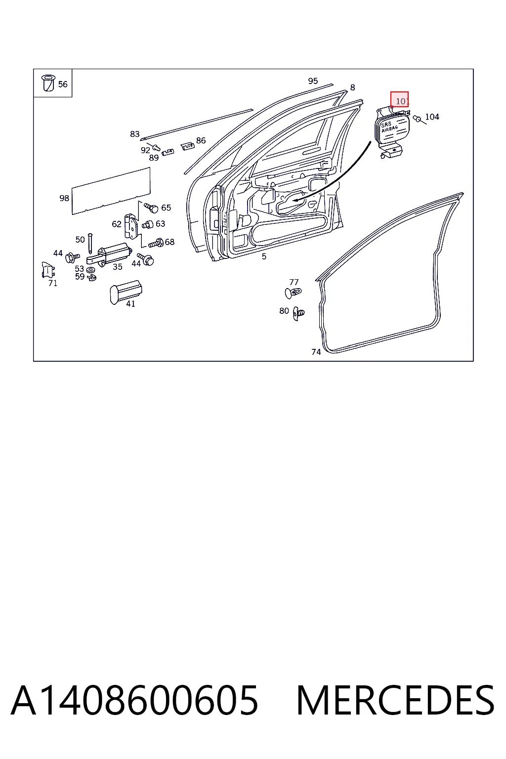 A1408600605 Mercedes