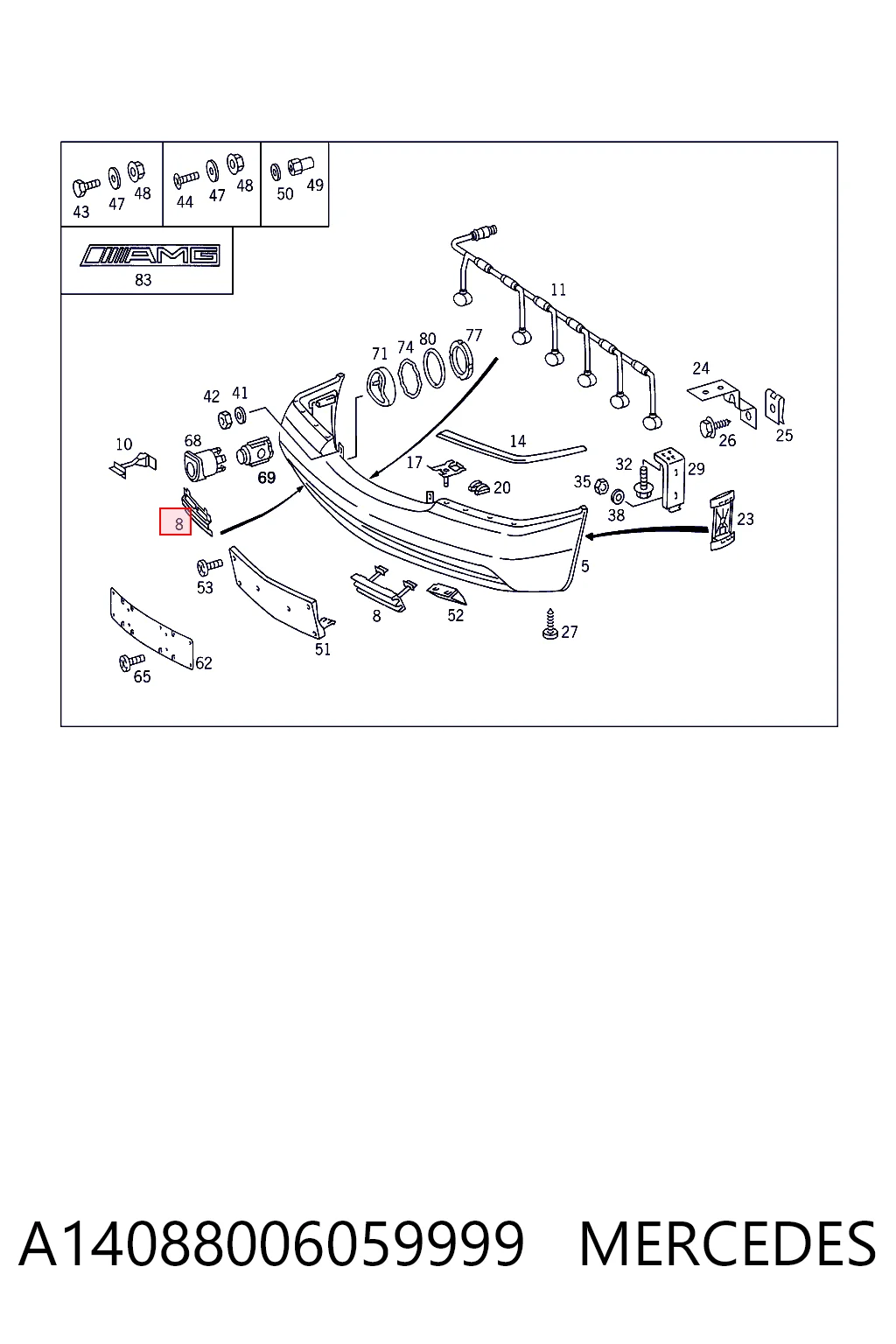 A14088006059999 Mercedes