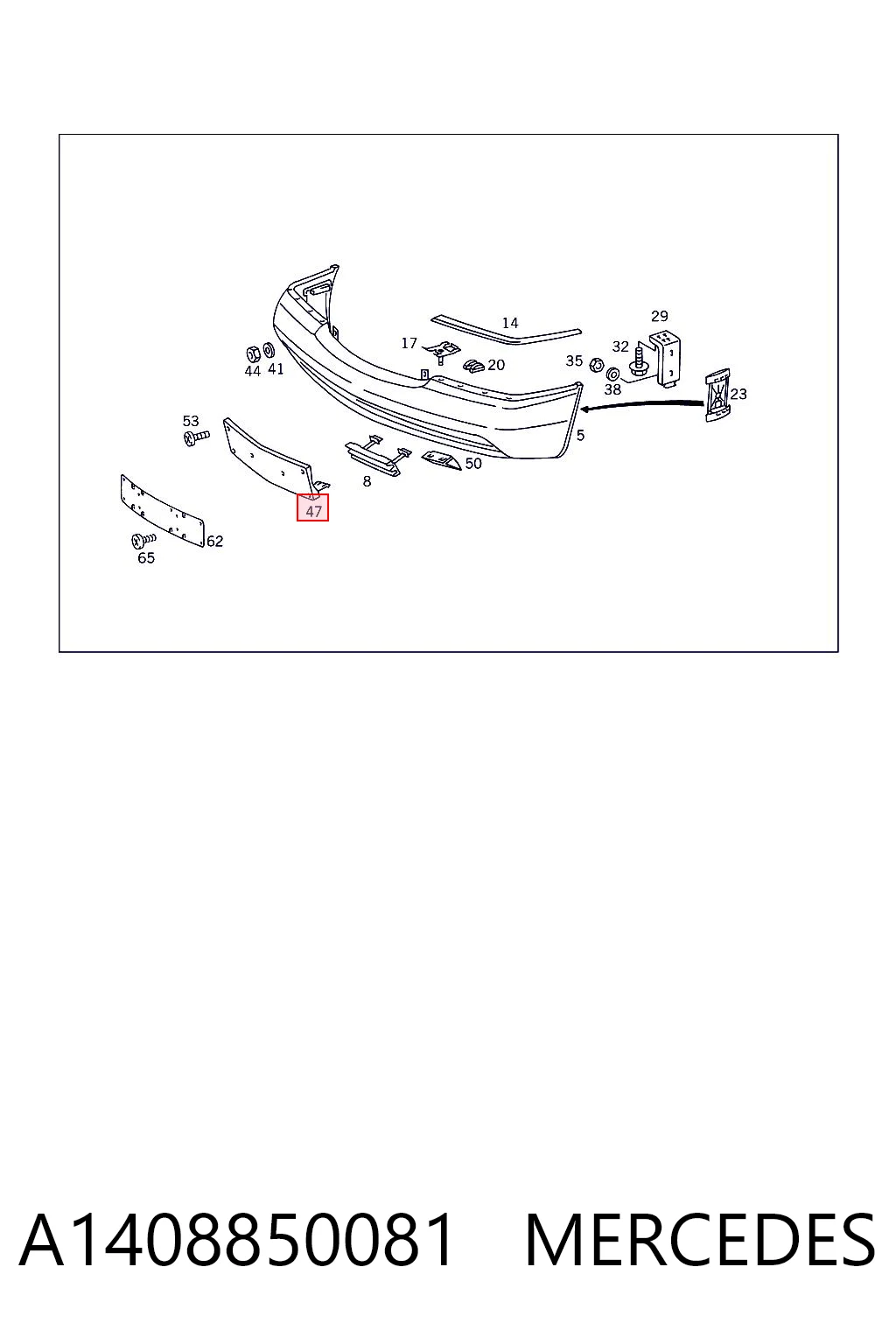 A1408850081 MERCEDES