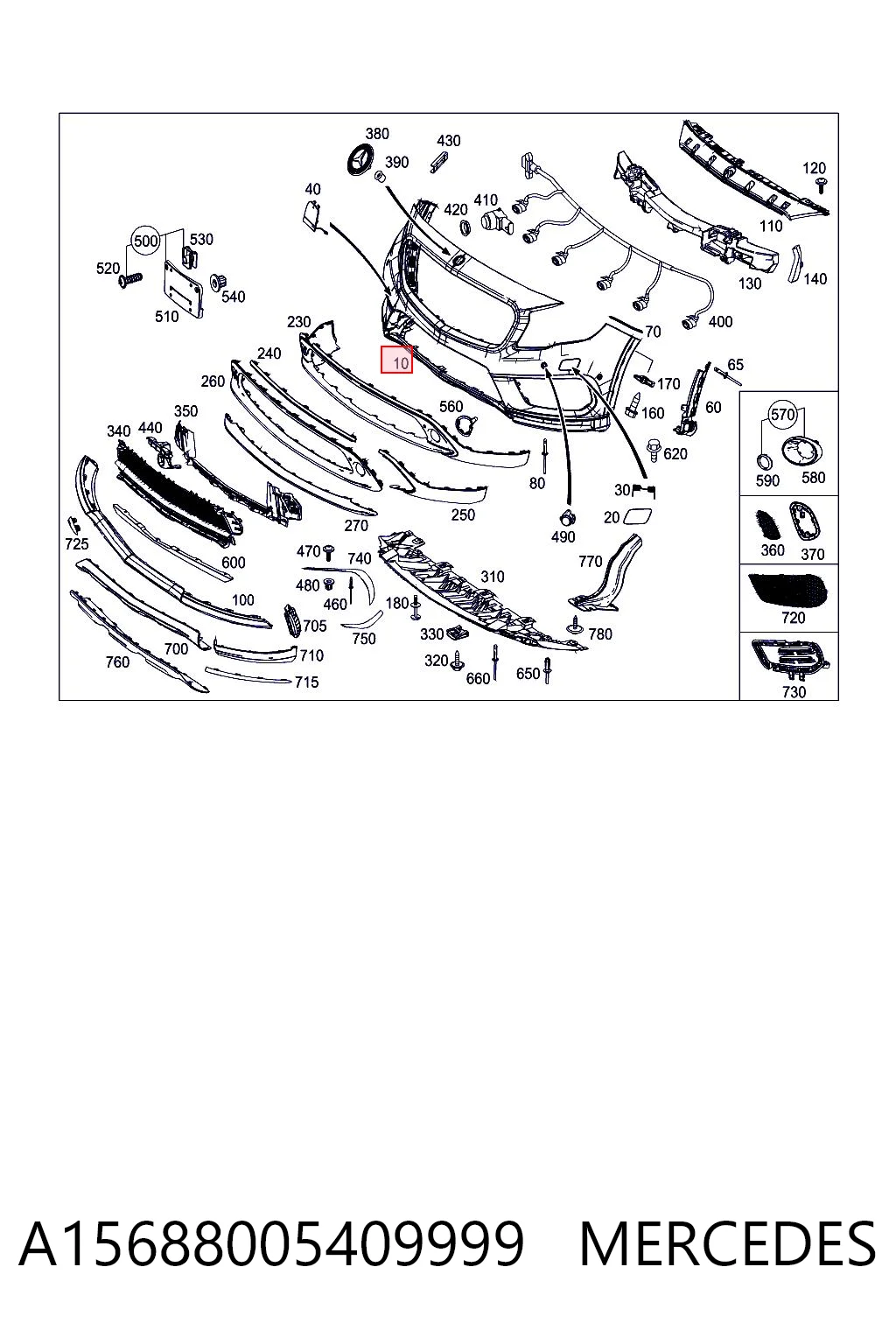 A15688005409999 Mercedes