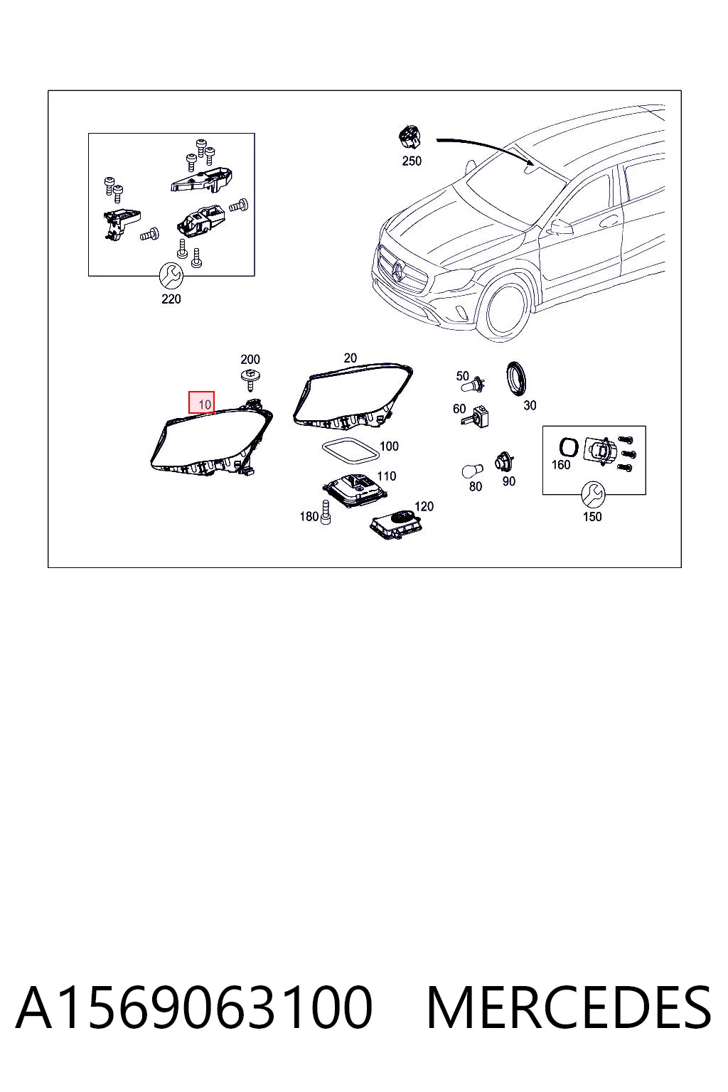 Faros delanteros Magneti Marelli LPP282