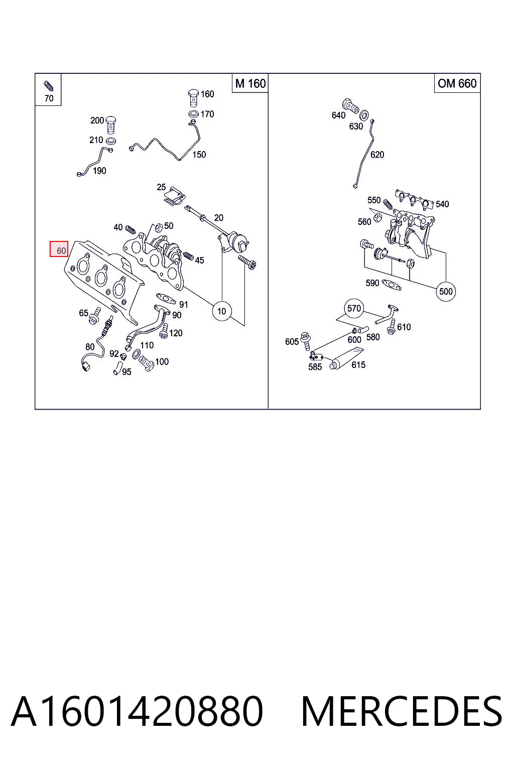 Junta colector escape para Smart FORTWO 450