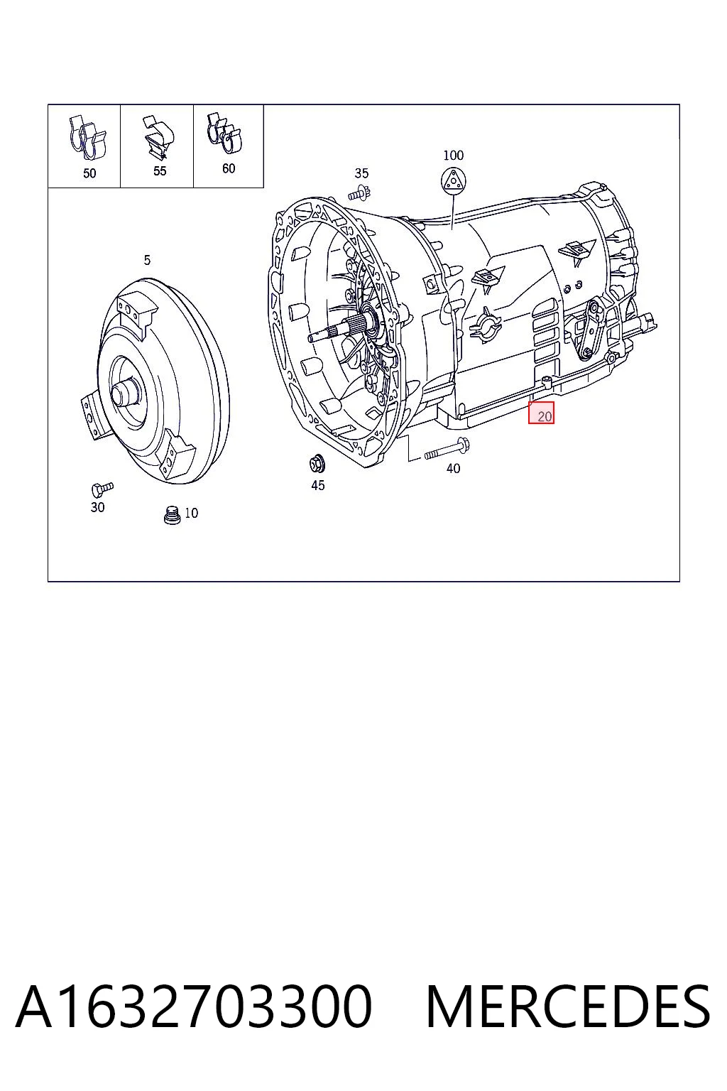 A1632703300 Mercedes