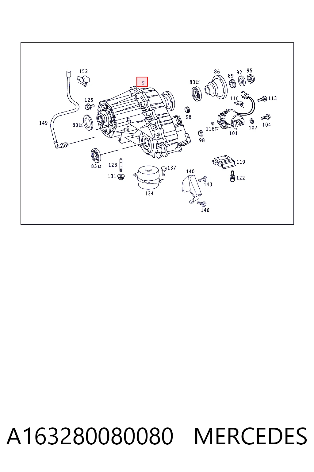 A163280080080 Mercedes