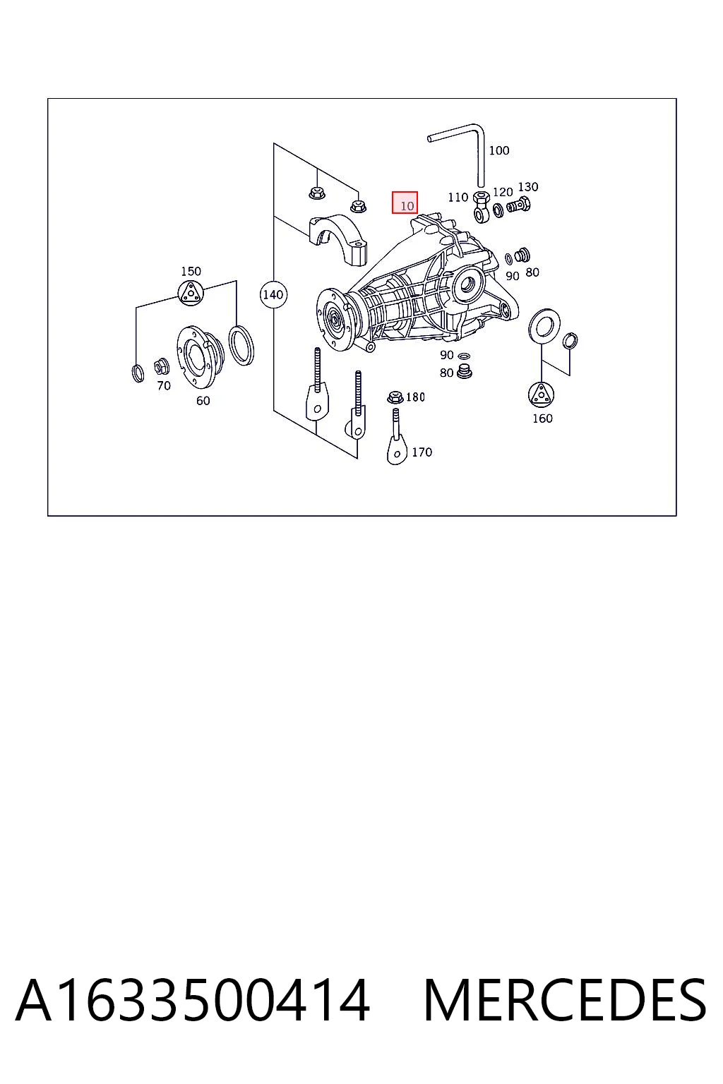 Comprar Grupo trasero Mercedes ML/GLE W163 a bajo precio