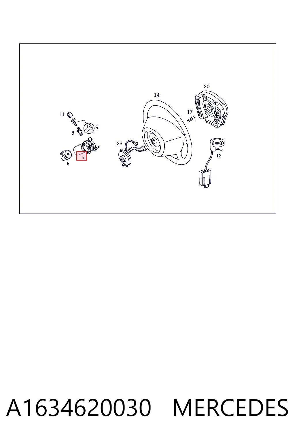 Comprar Cerradura de encendido Mercedes ML/GLE  W163 a bajo precio