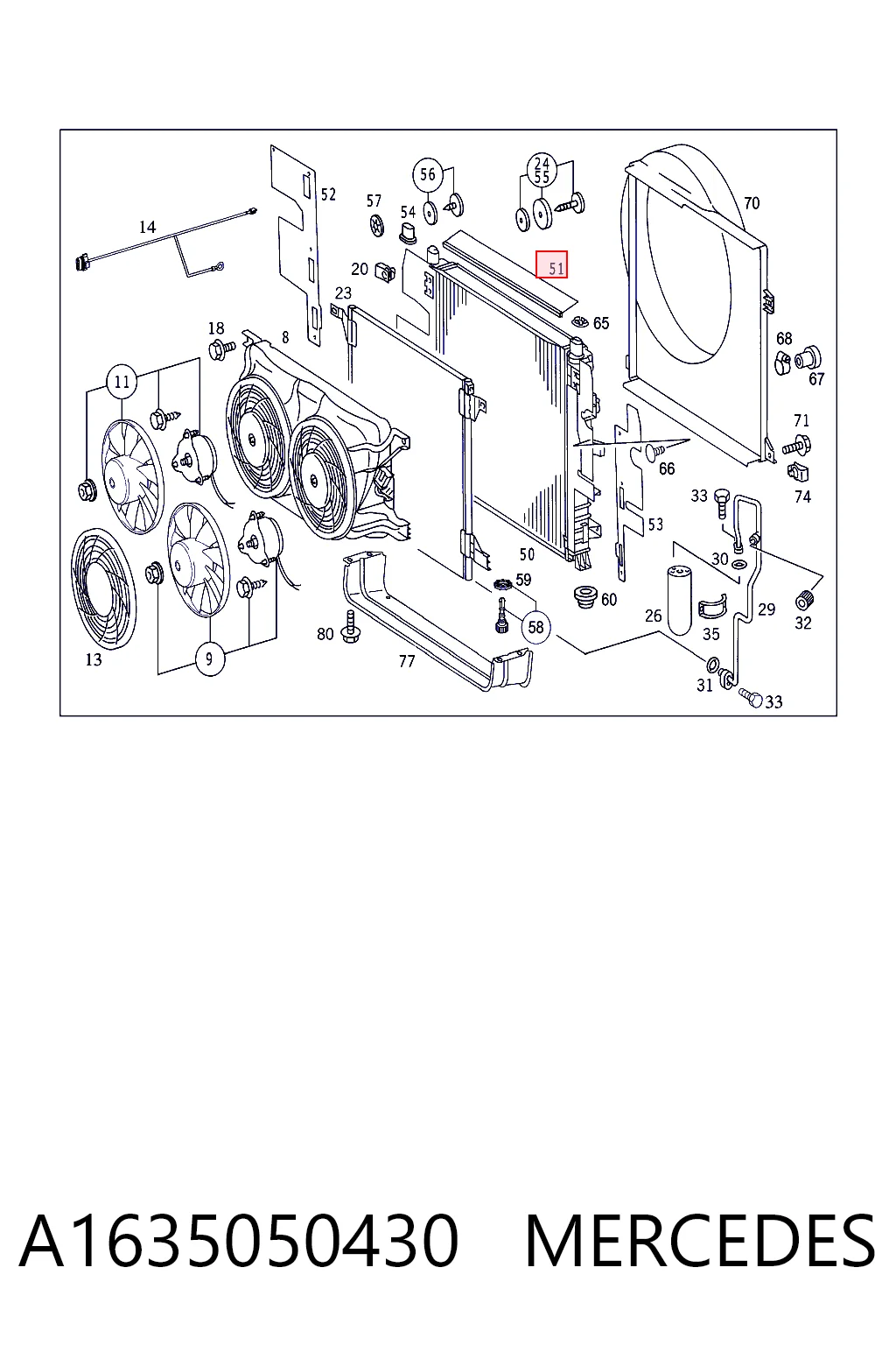 A1635050430 Mercedes