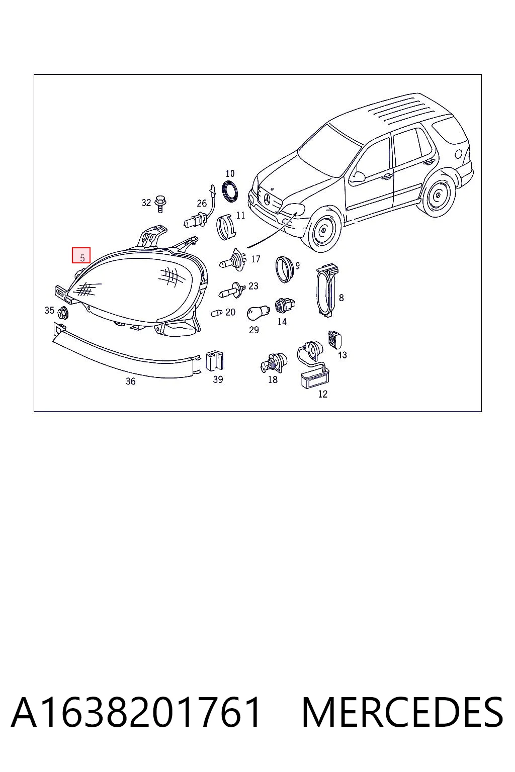 A1638201761 Mercedes
