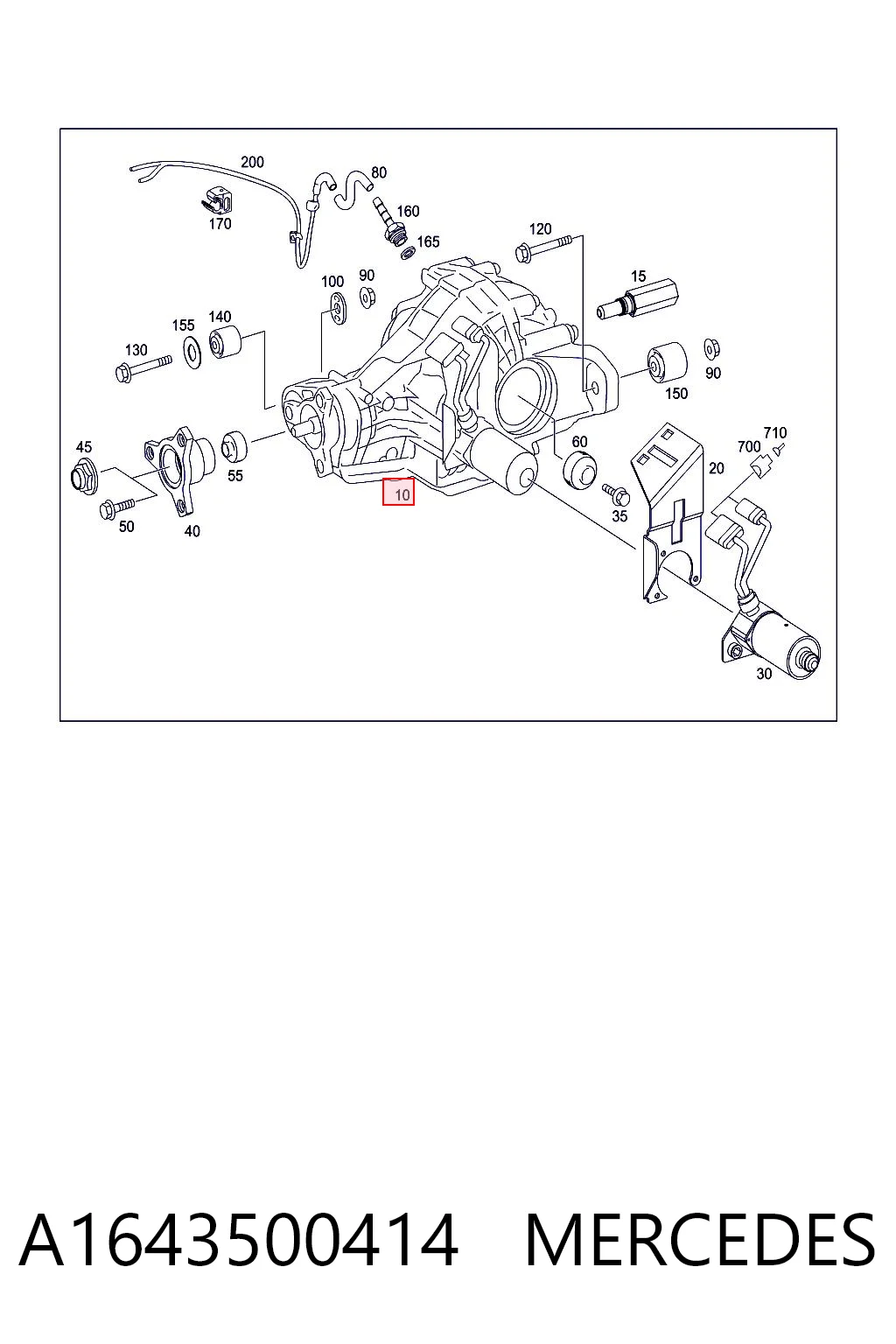 Grupo trasero Mercedes ML/GLE SUV (W164) (2005 - 2011) precio, desde 268,62 EUR