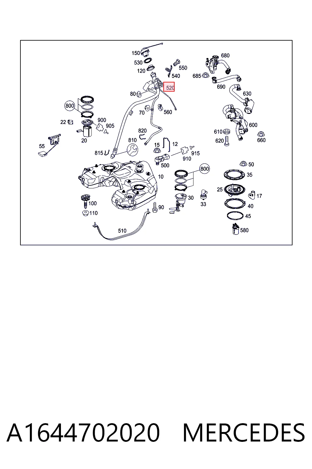 A1644702020 Mercedes