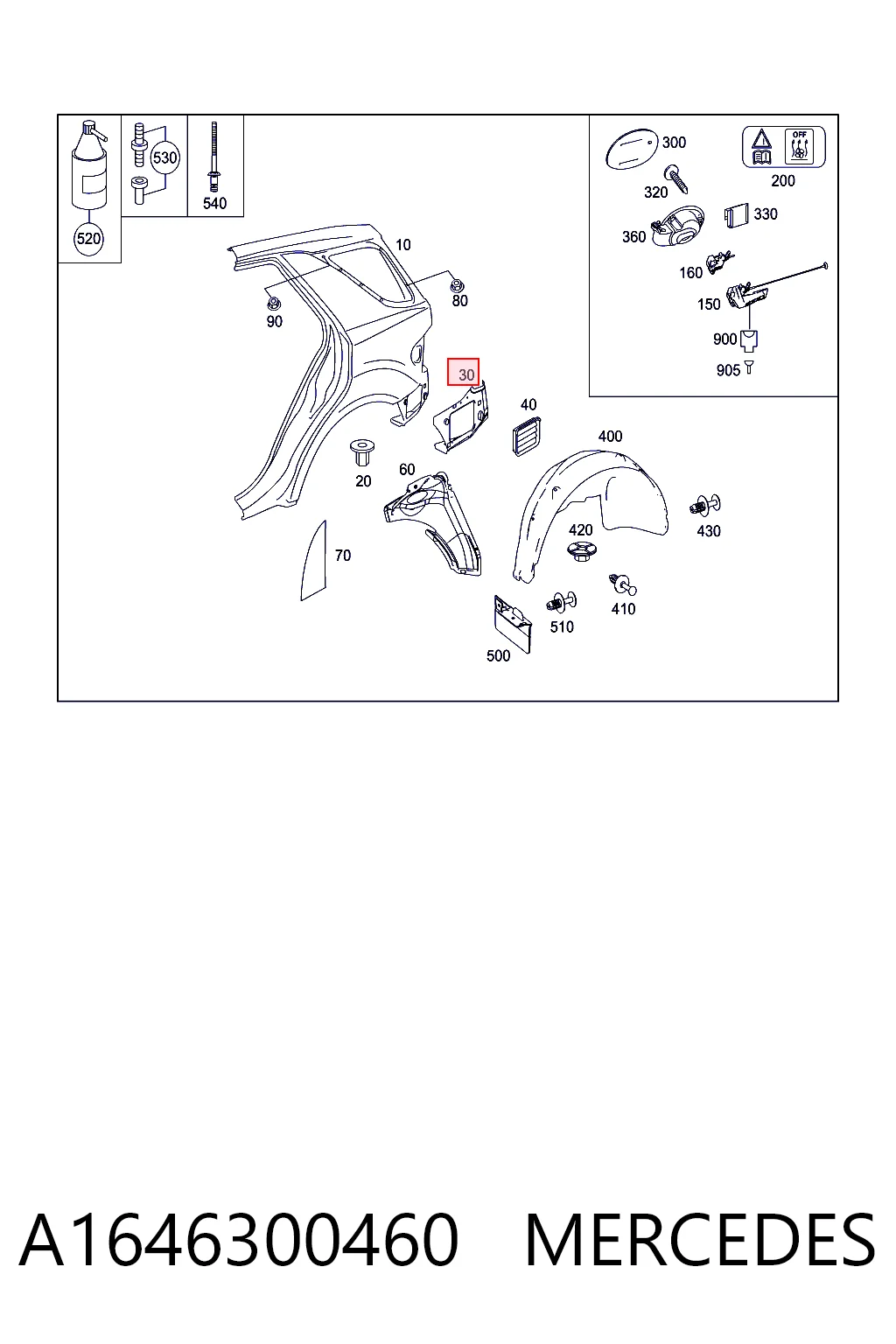 A1646300460 Mercedes