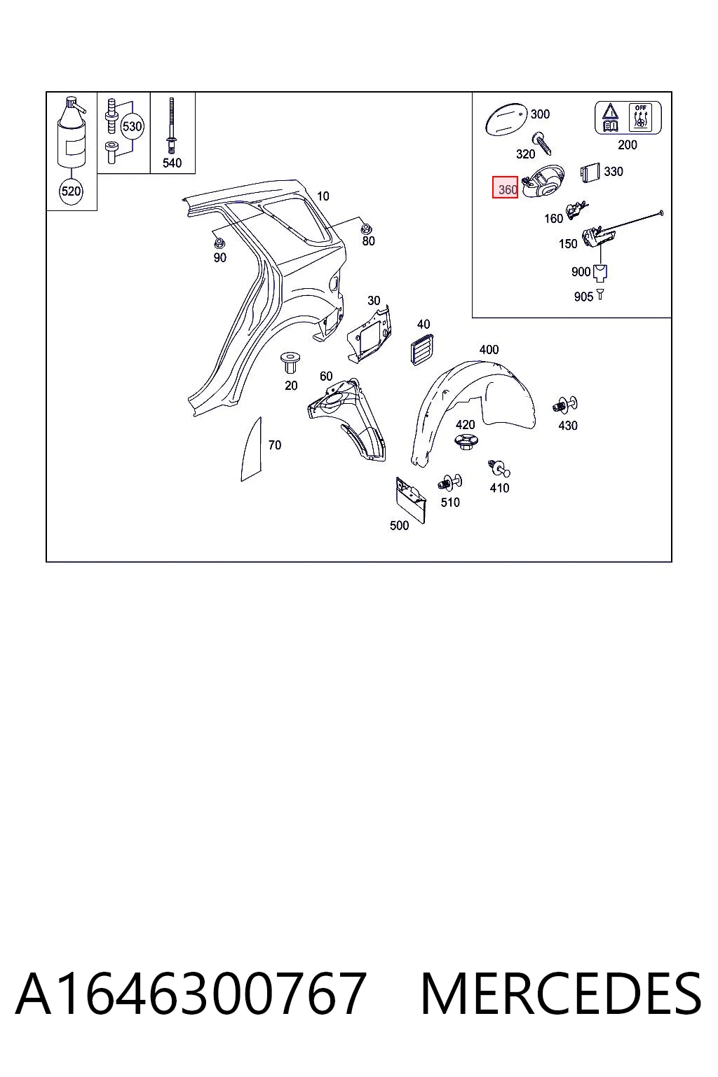 A1646300767 Mercedes