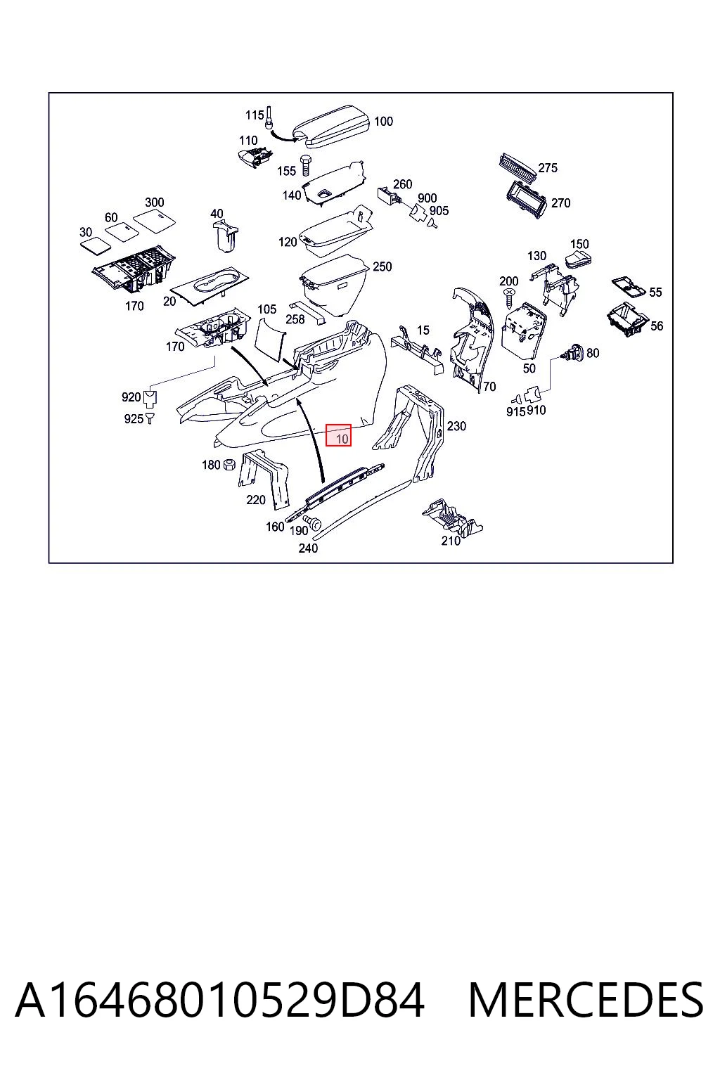 A16468010529D84 Mercedes