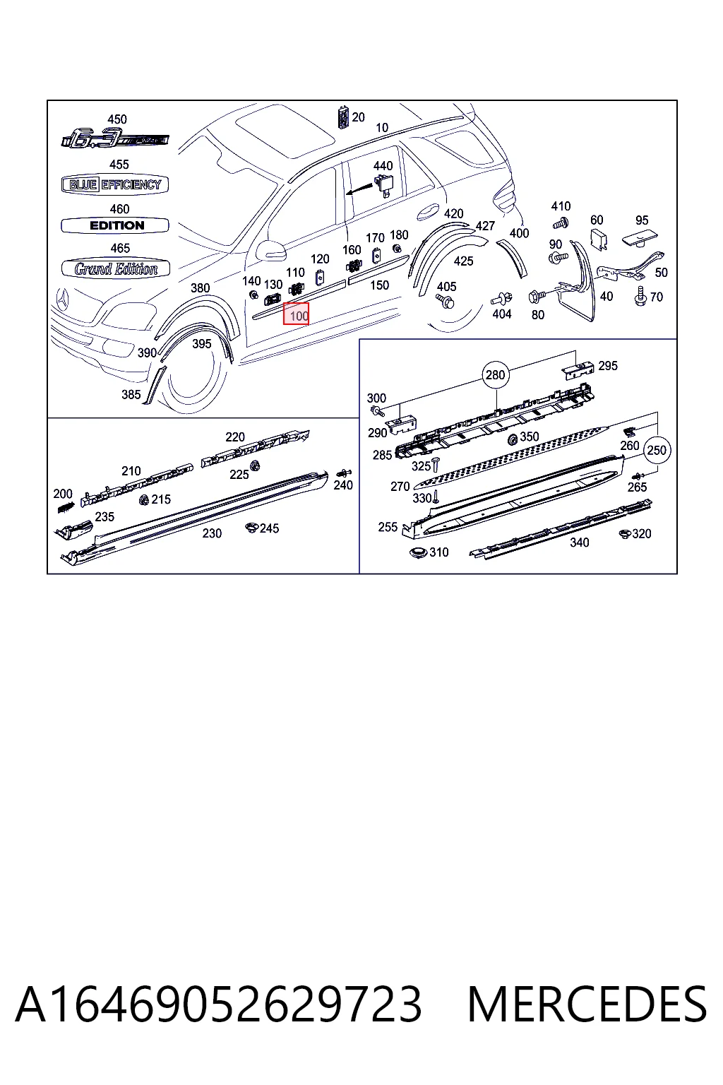 Comprar Soporte de parachoques delantero Mercedes ML/GLE  W164