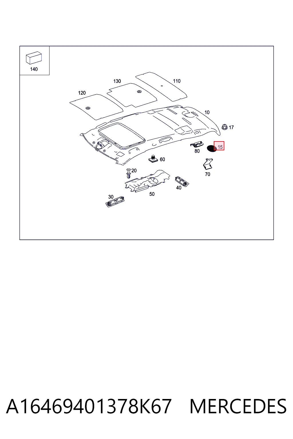 A16469401378K67 Mercedes