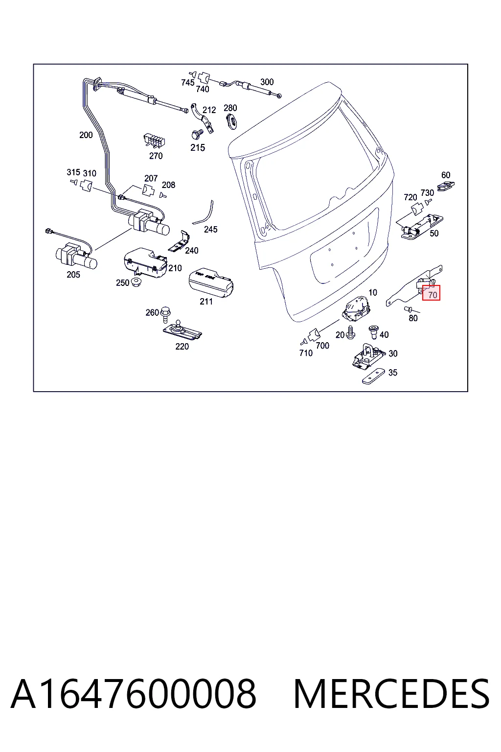 A1647600008 Mercedes