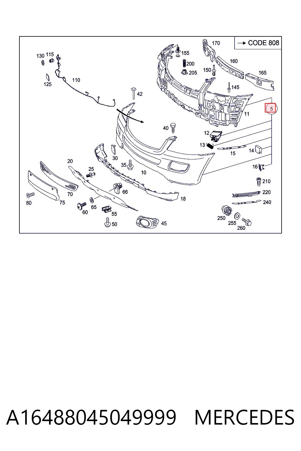 A16488045049999 Mercedes