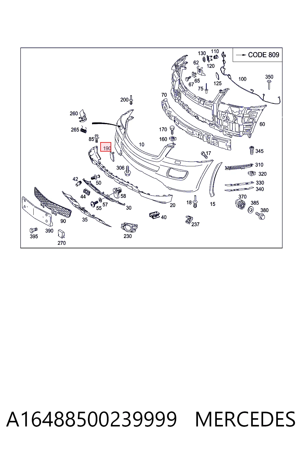 A16488500239999 Mercedes