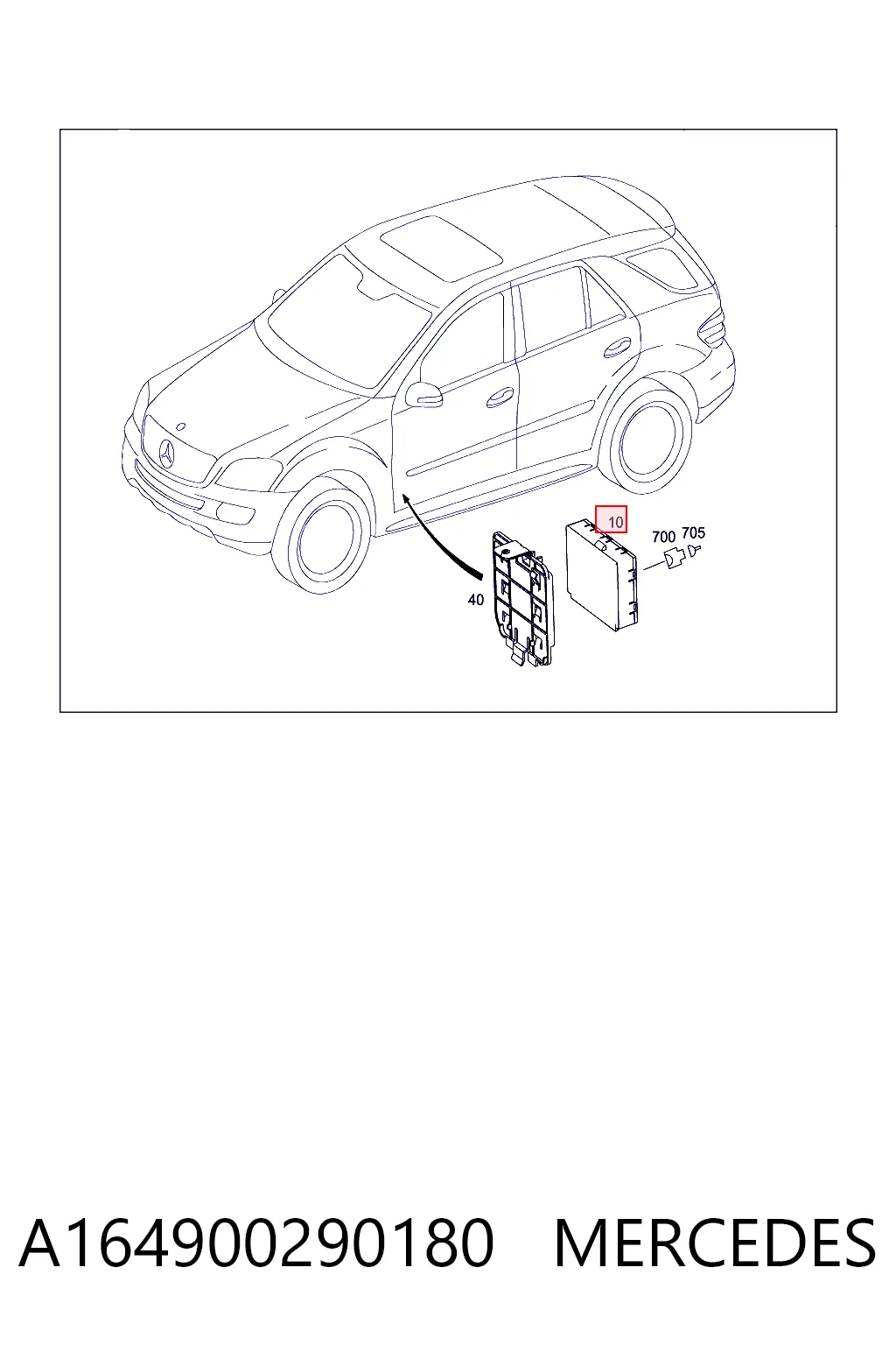A164900290180 Mercedes
