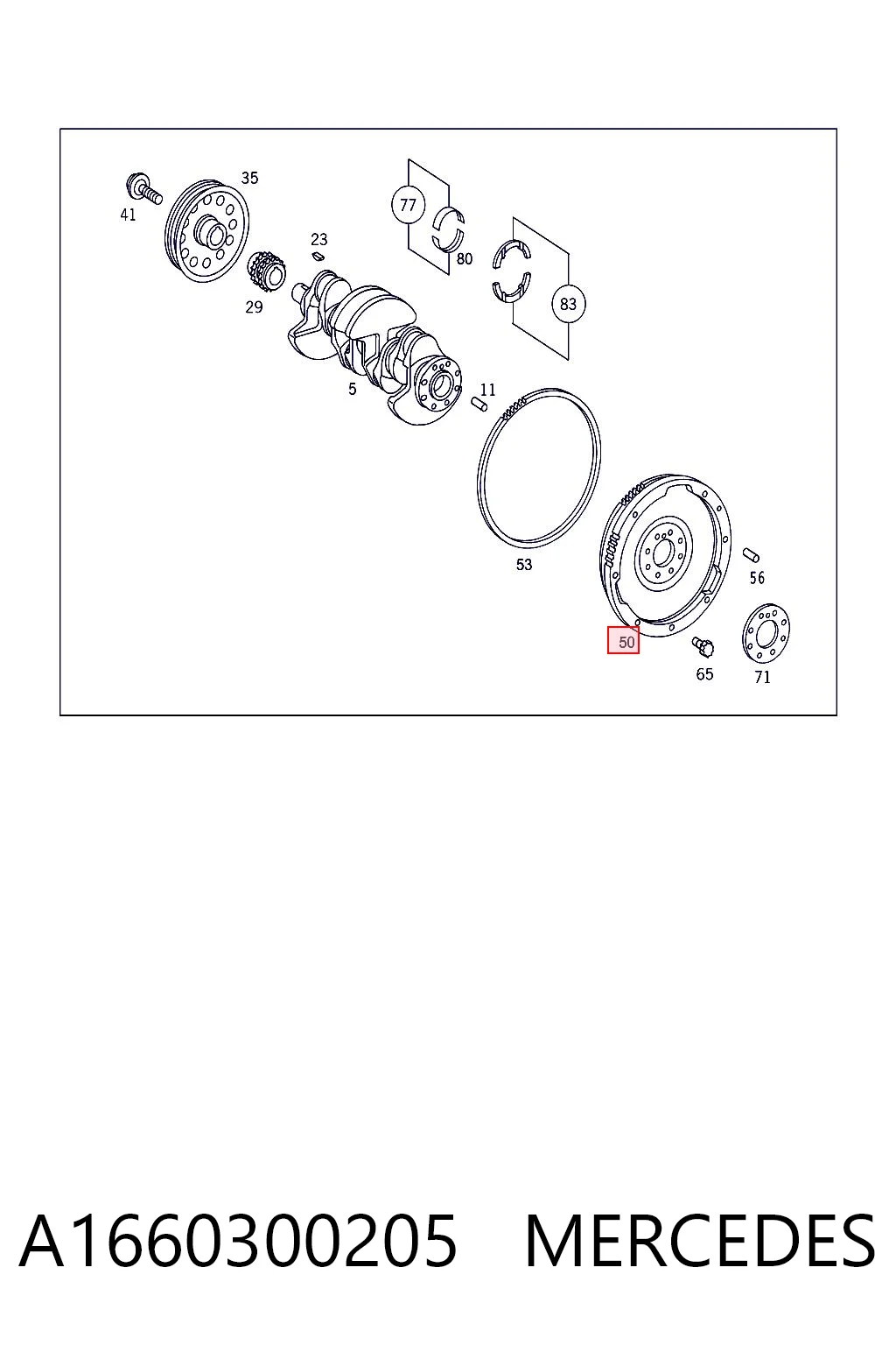 A1660300205 Mercedes