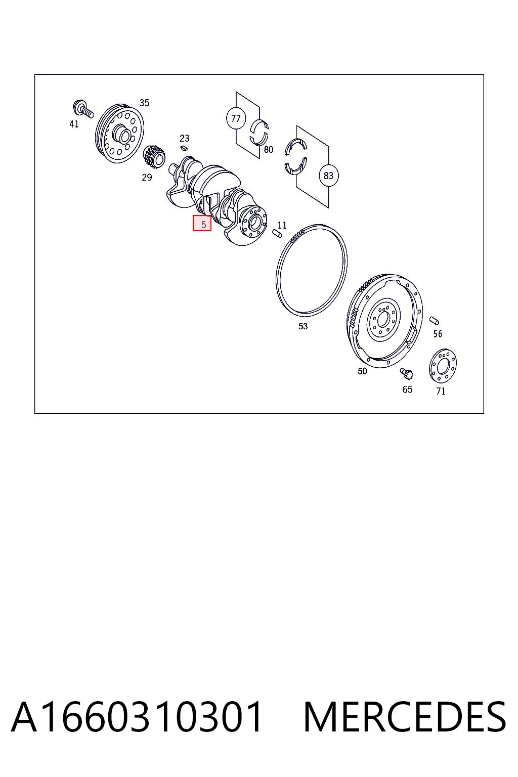 Comprar Cigüeñal Mercedes A  W168 a bajo precio