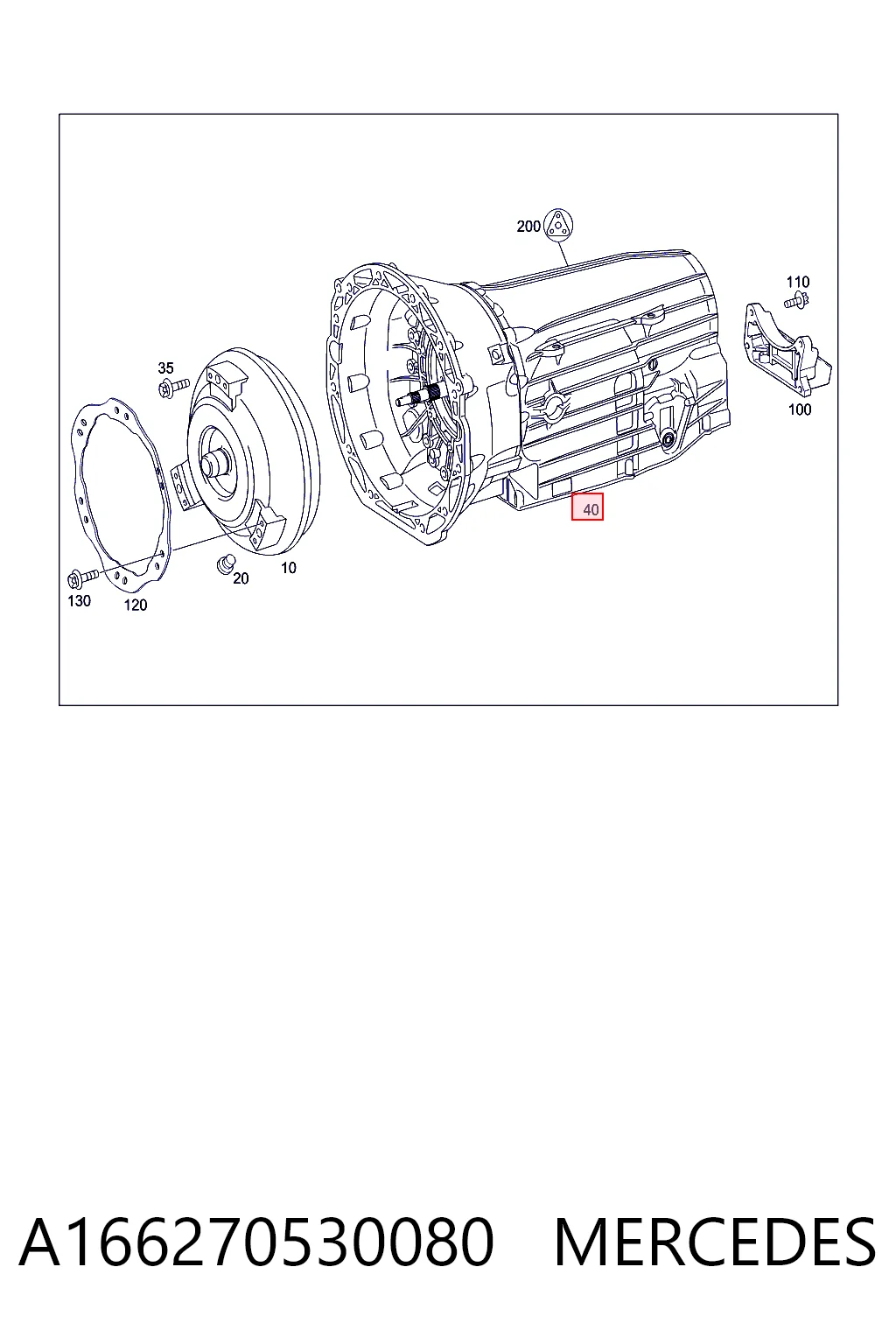A166270530080 Mercedes