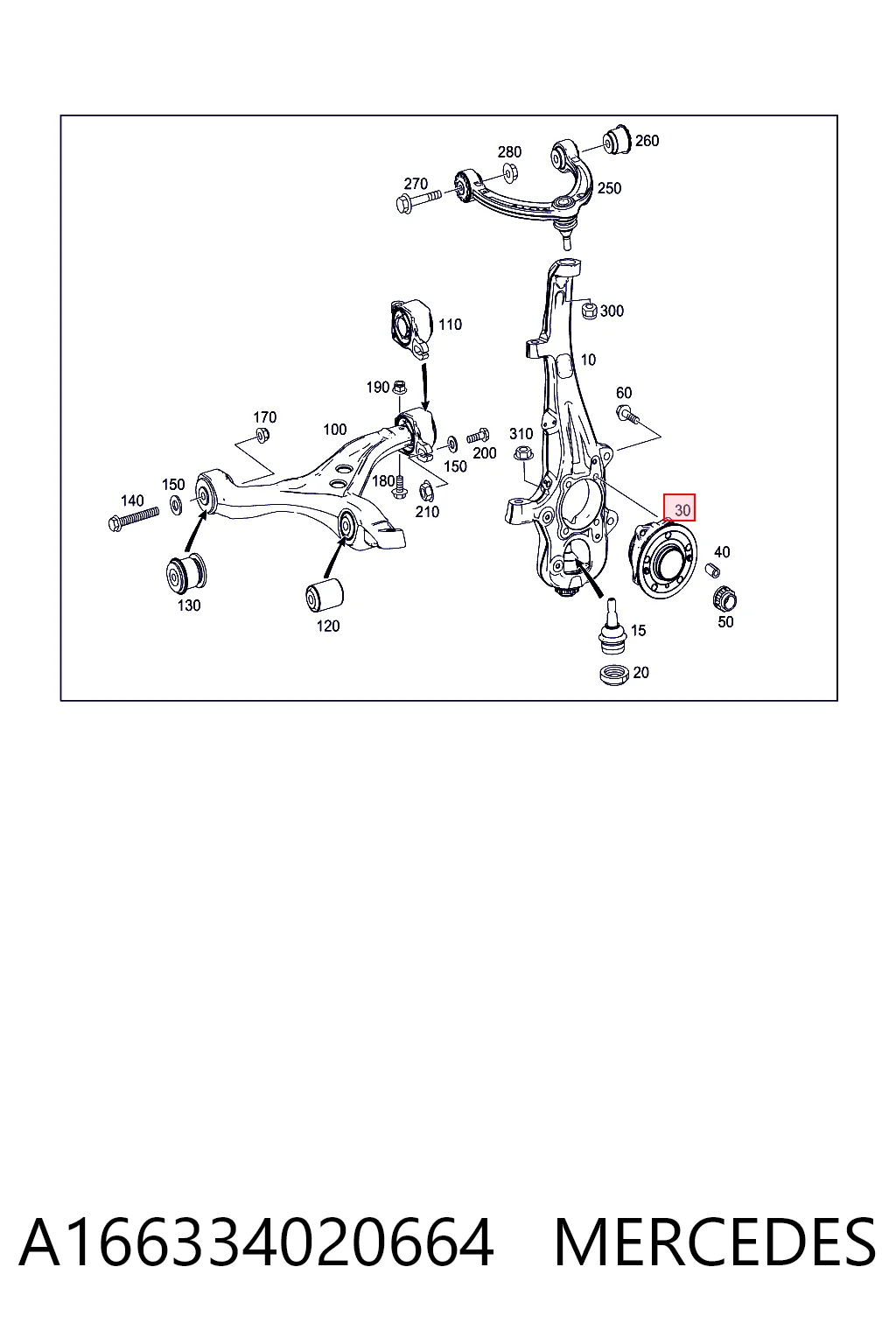 Comprar Bujes de ruedas ML/GLE  W166