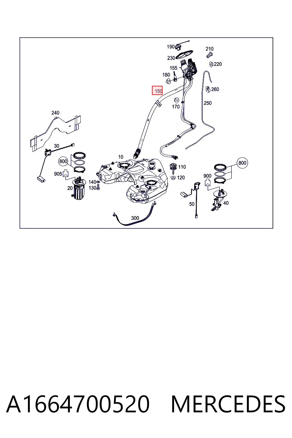 A1664700520 Mercedes
