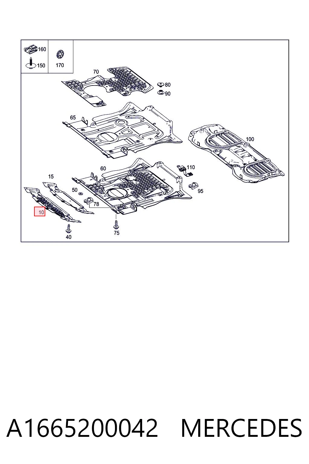 A1665200042 Mercedes