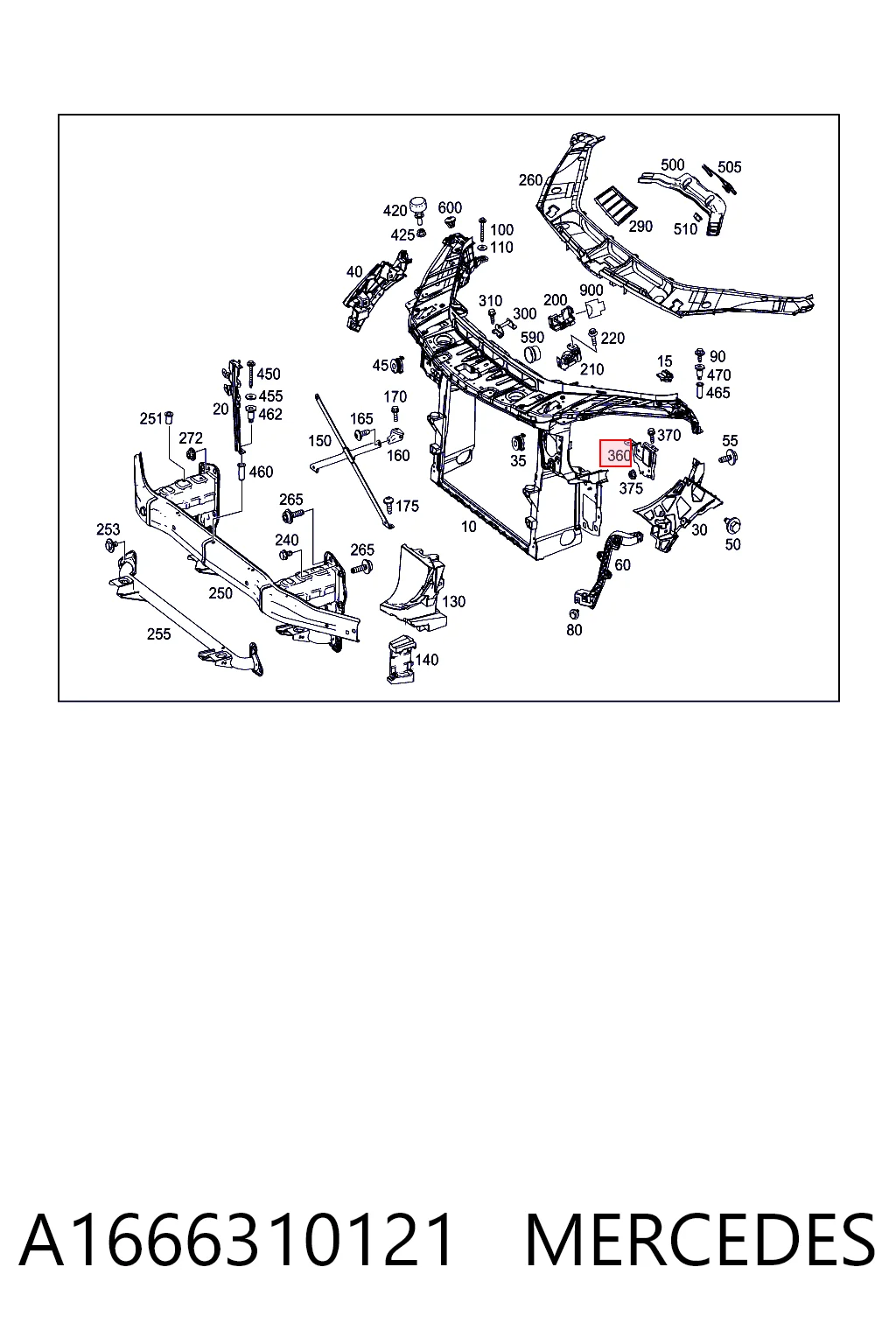 A1666310121 Mercedes