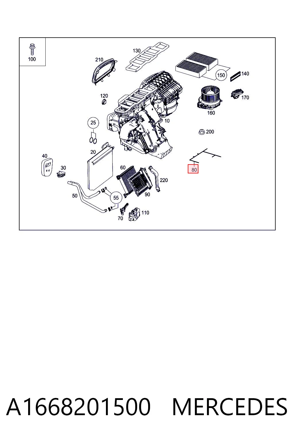 A1668201500 Mercedes