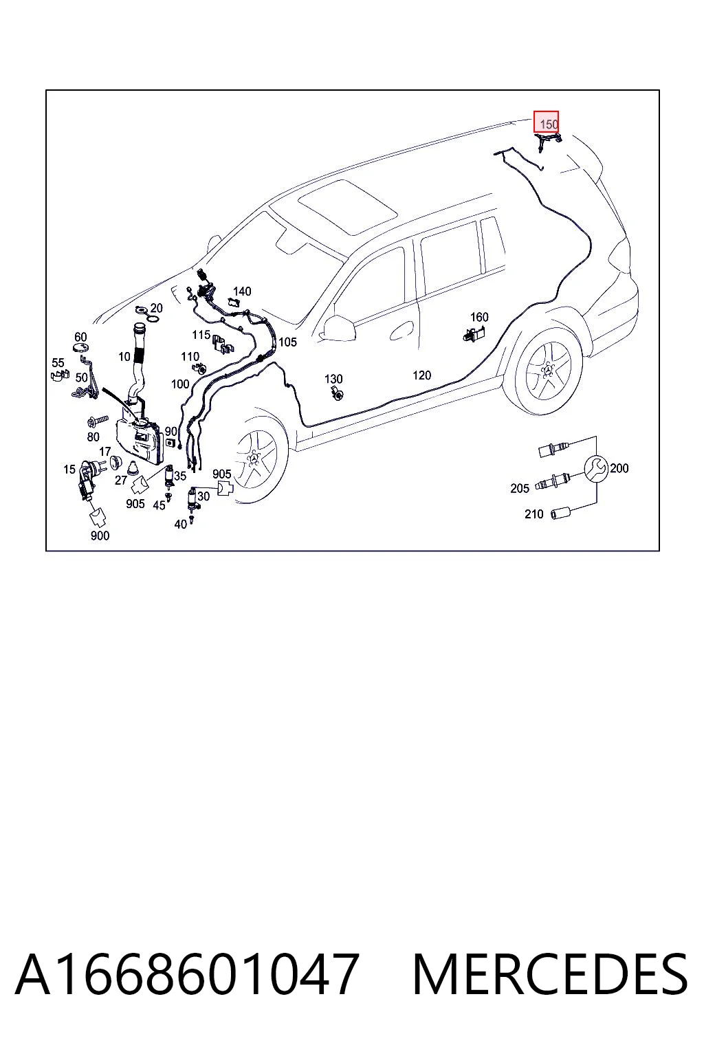 A1668601047 Mercedes