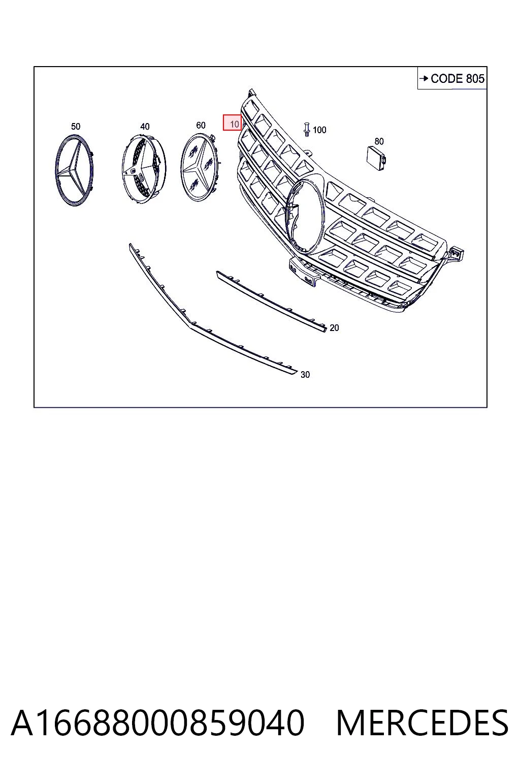 A16688000859040 Mercedes