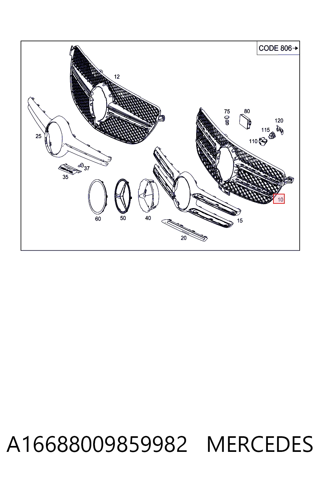 A16688009859982 Mercedes