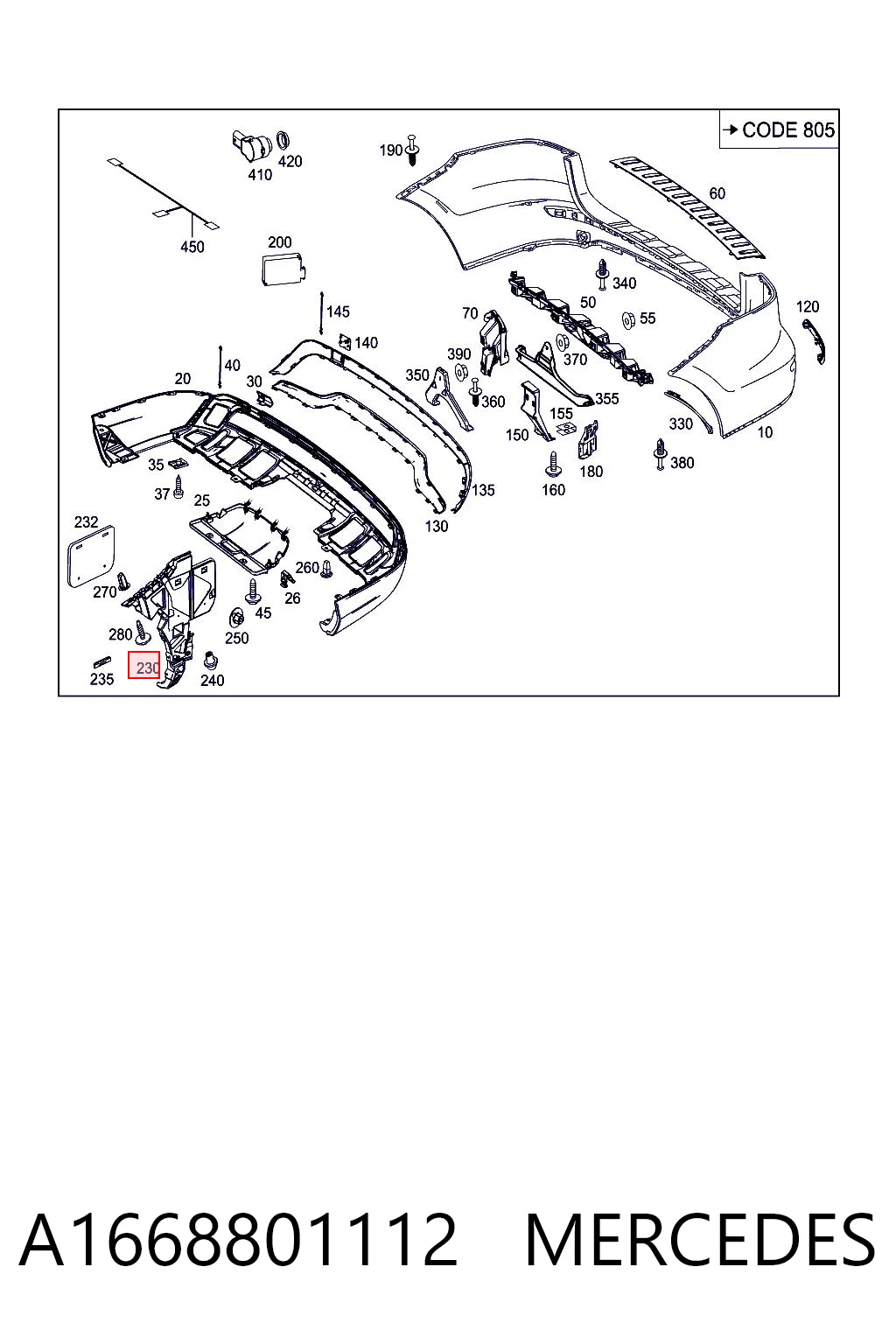 A1668801112 Mercedes