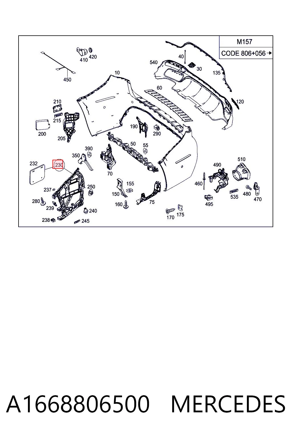 A1668806500 Mercedes